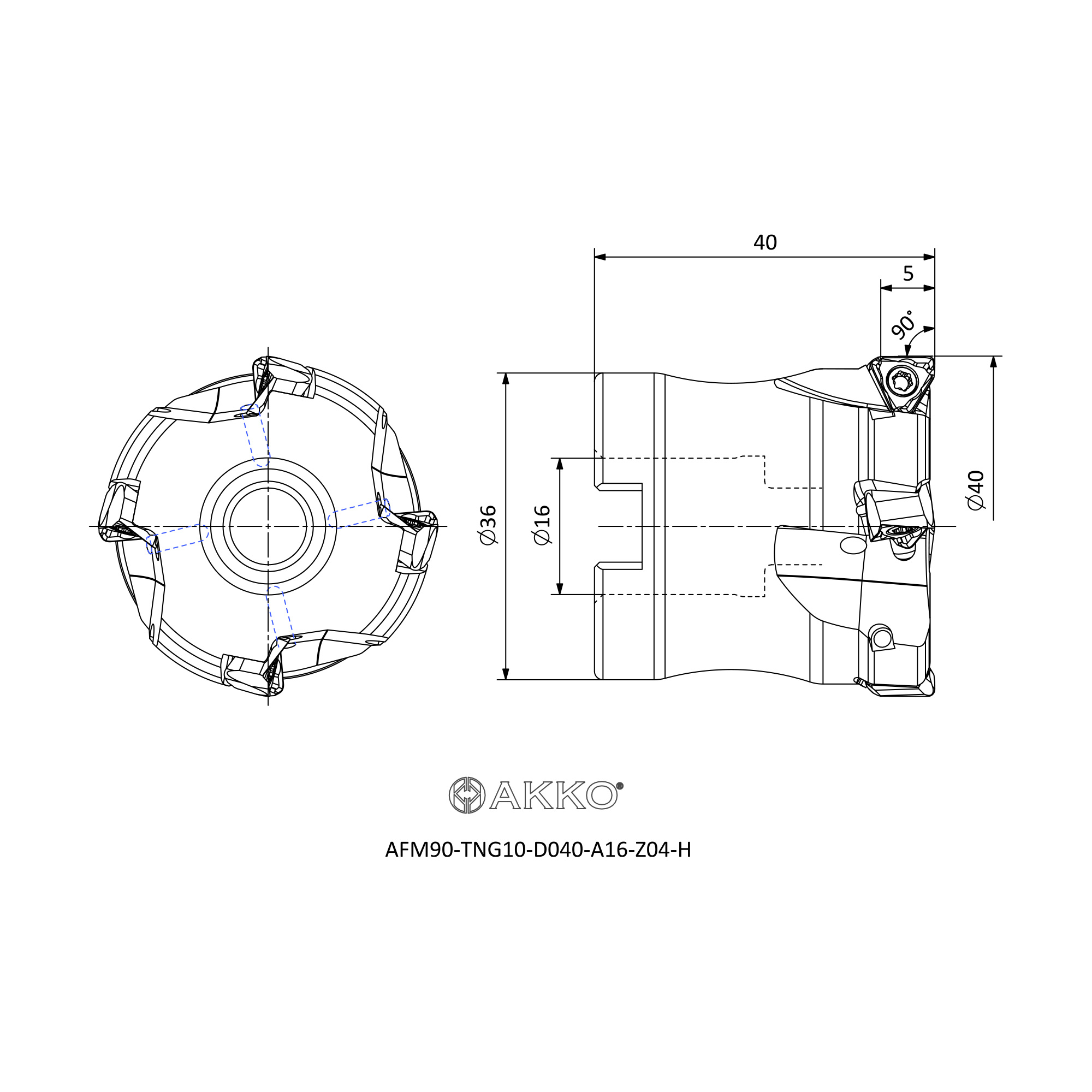 AKKO AFM90-TNG10-D040-A16-Z04-H — фото 3