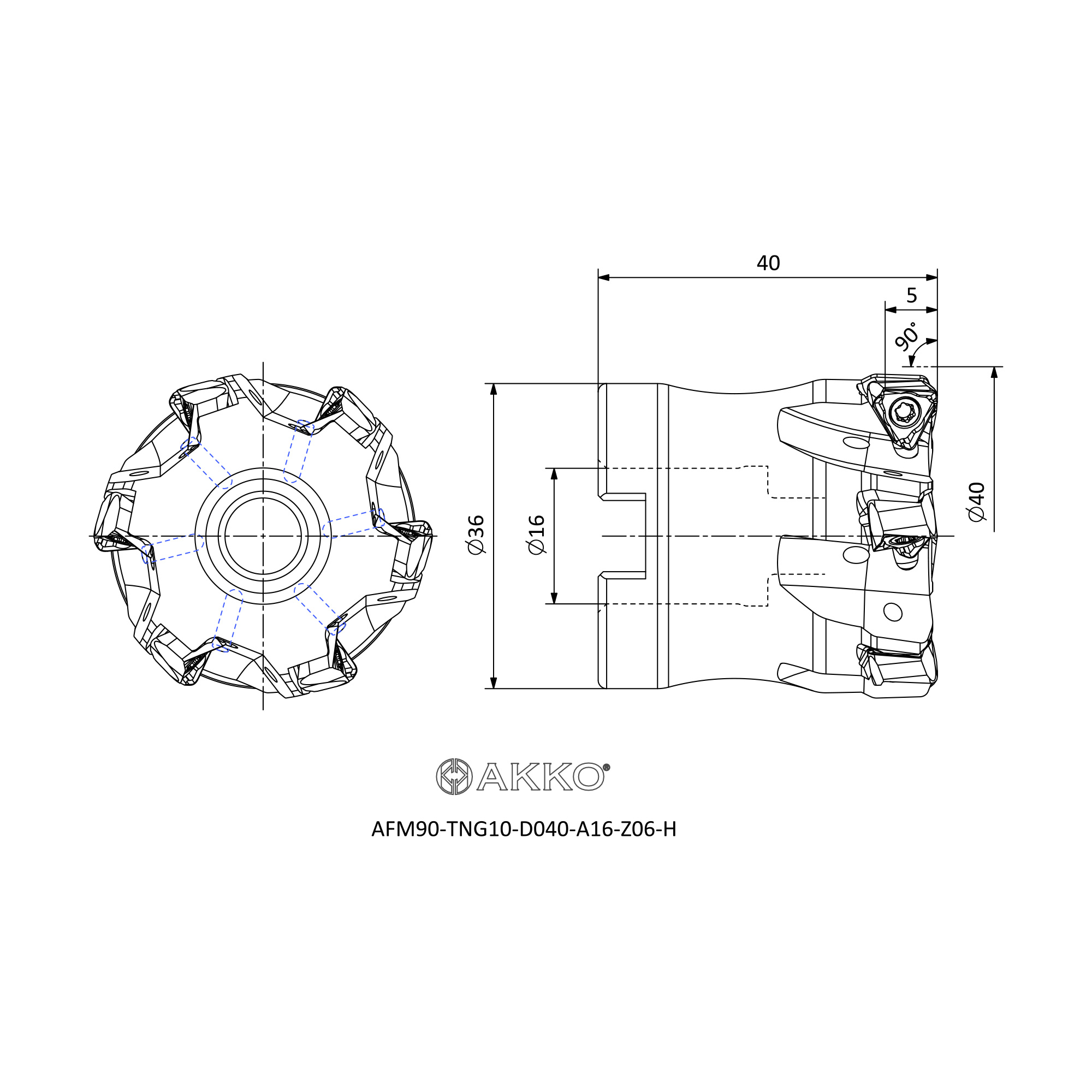 AKKO AFM90-TNG10-D040-A16-Z06-H — фото 3