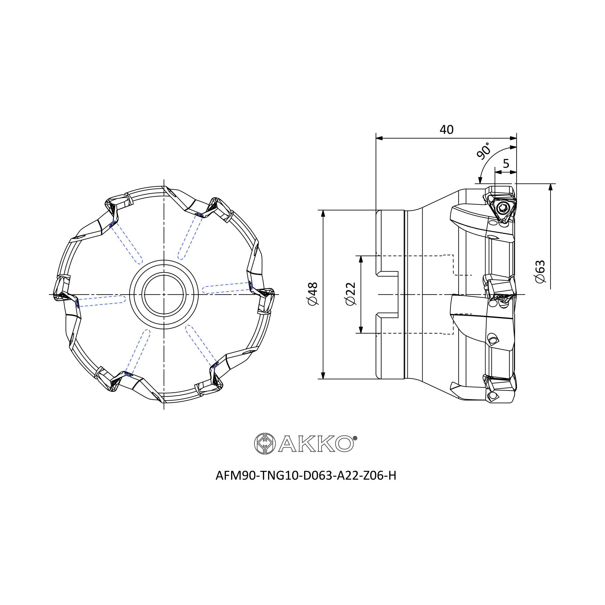 AKKO AFM90-TNG10-D063-A22-Z06-H — фото 3