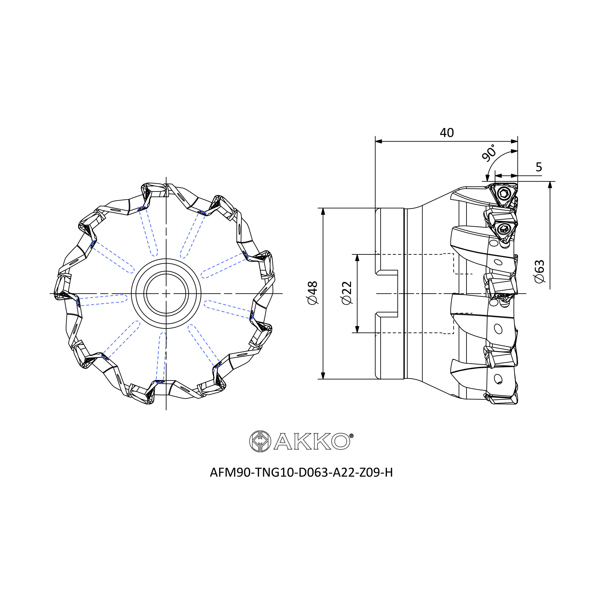 AKKO AFM90-TNG10-D063-A22-Z09-H — фото 3
