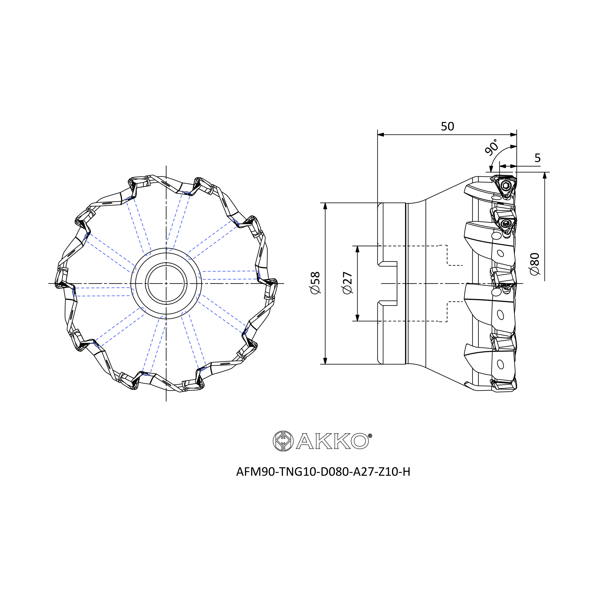 AKKO AFM90-TNG10-D080-A27-Z10-H — фото 3