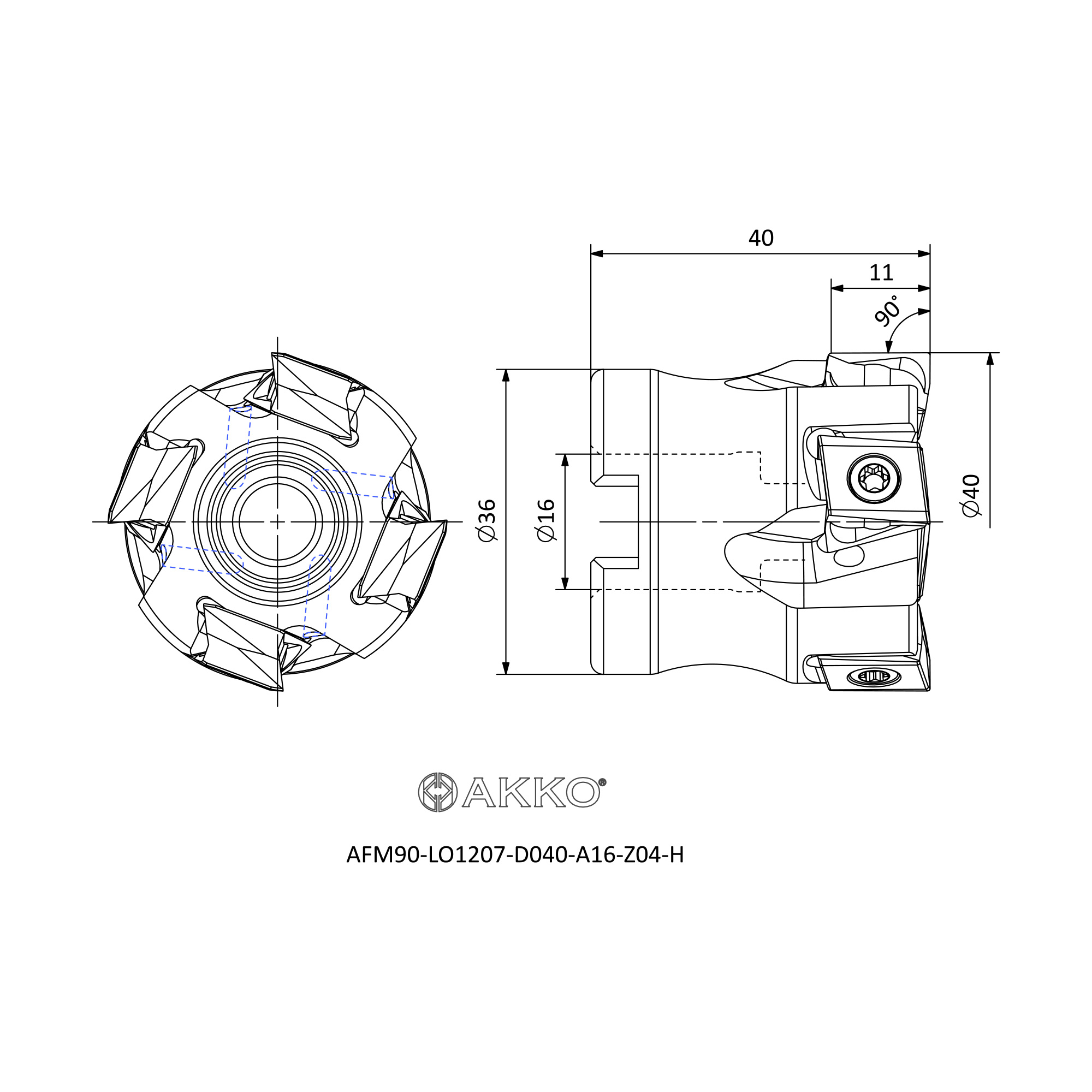 AKKO AFM90-LO1207-D040-A16-Z04-H — фото 3