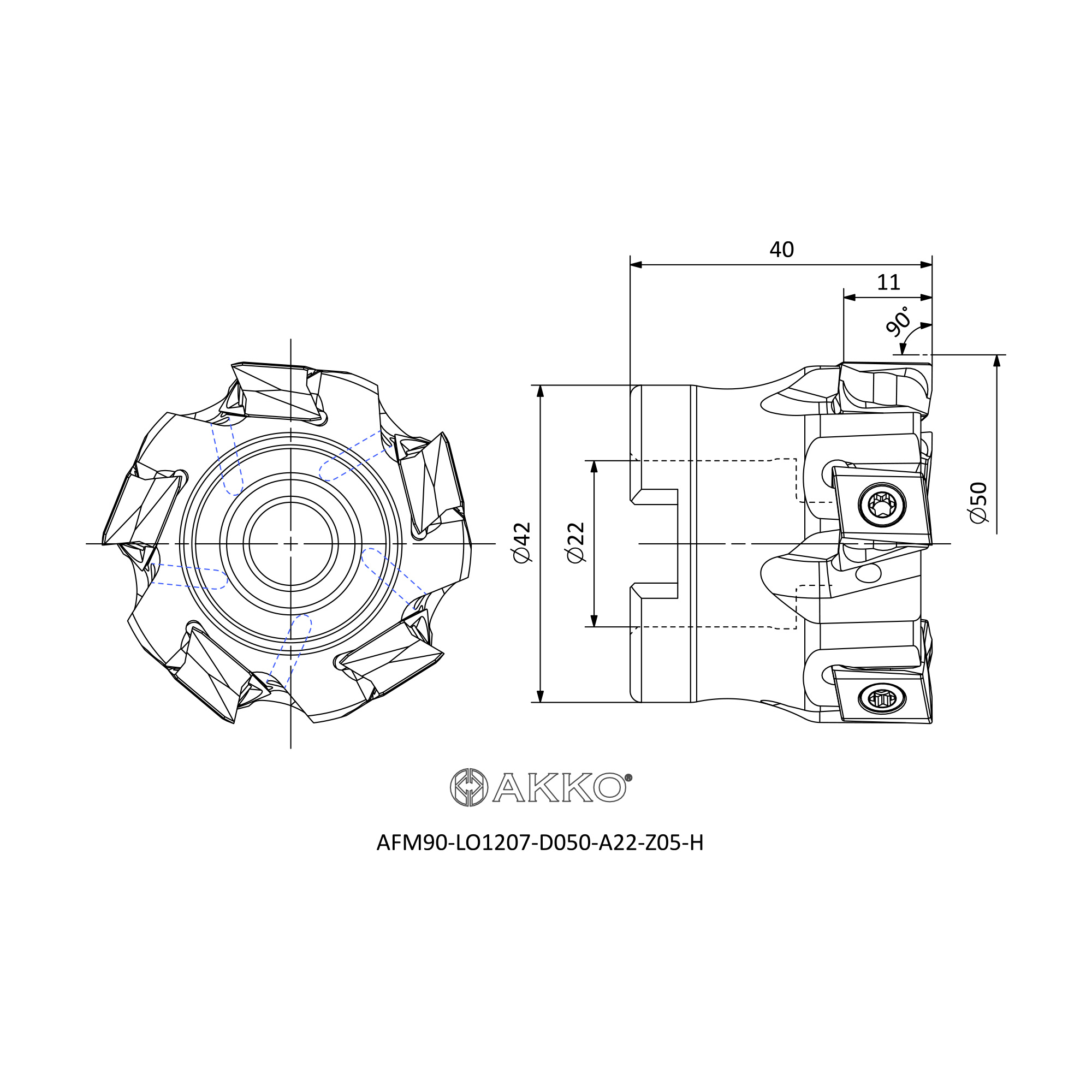AKKO AFM90-LO1207-D050-A22-Z05-H — фото 3