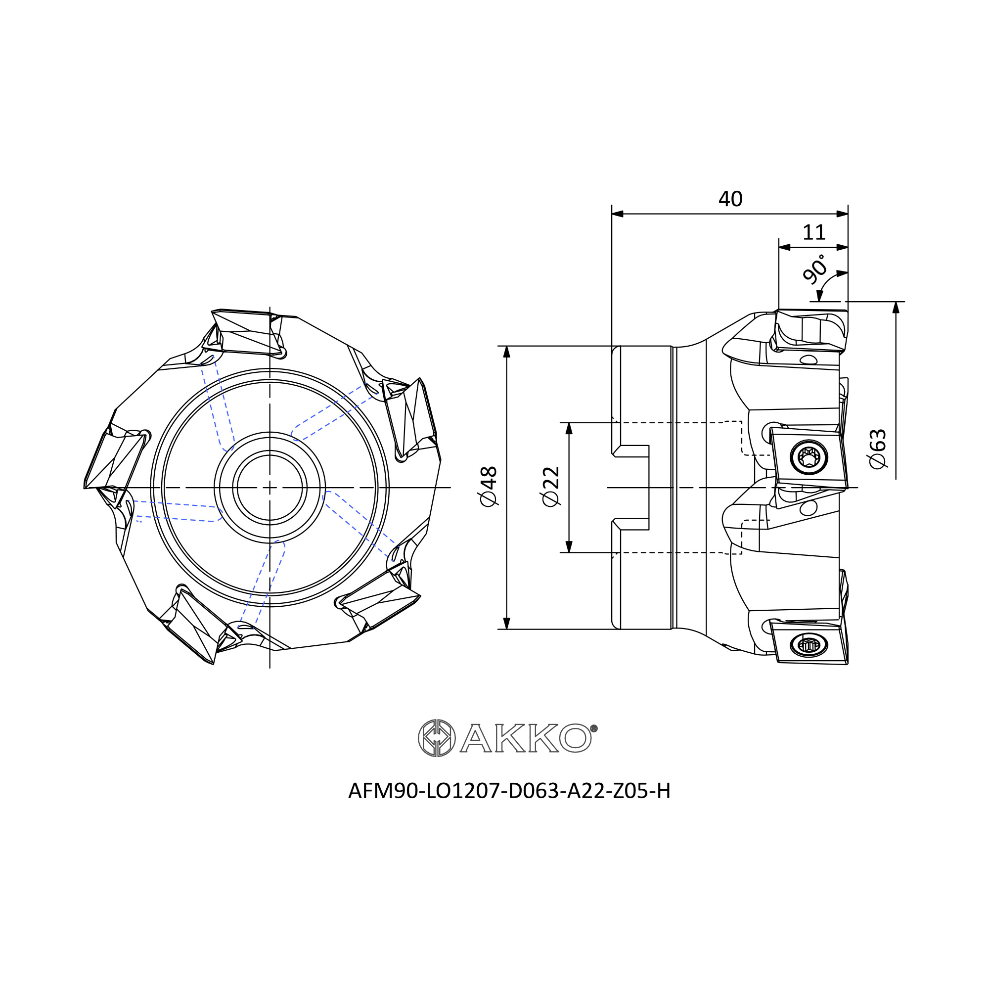 AKKO AFM90-LO1207-D063-A22-Z05-H — фото 3