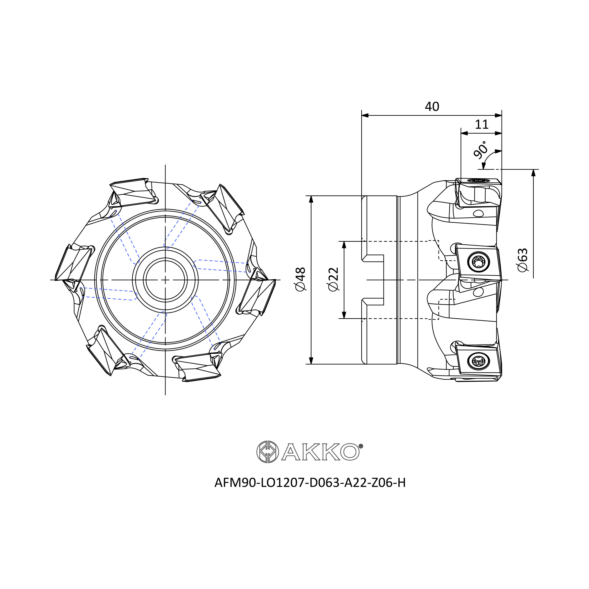 AKKO AFM90-LO1207-D063-A22-Z06-H — фото 3