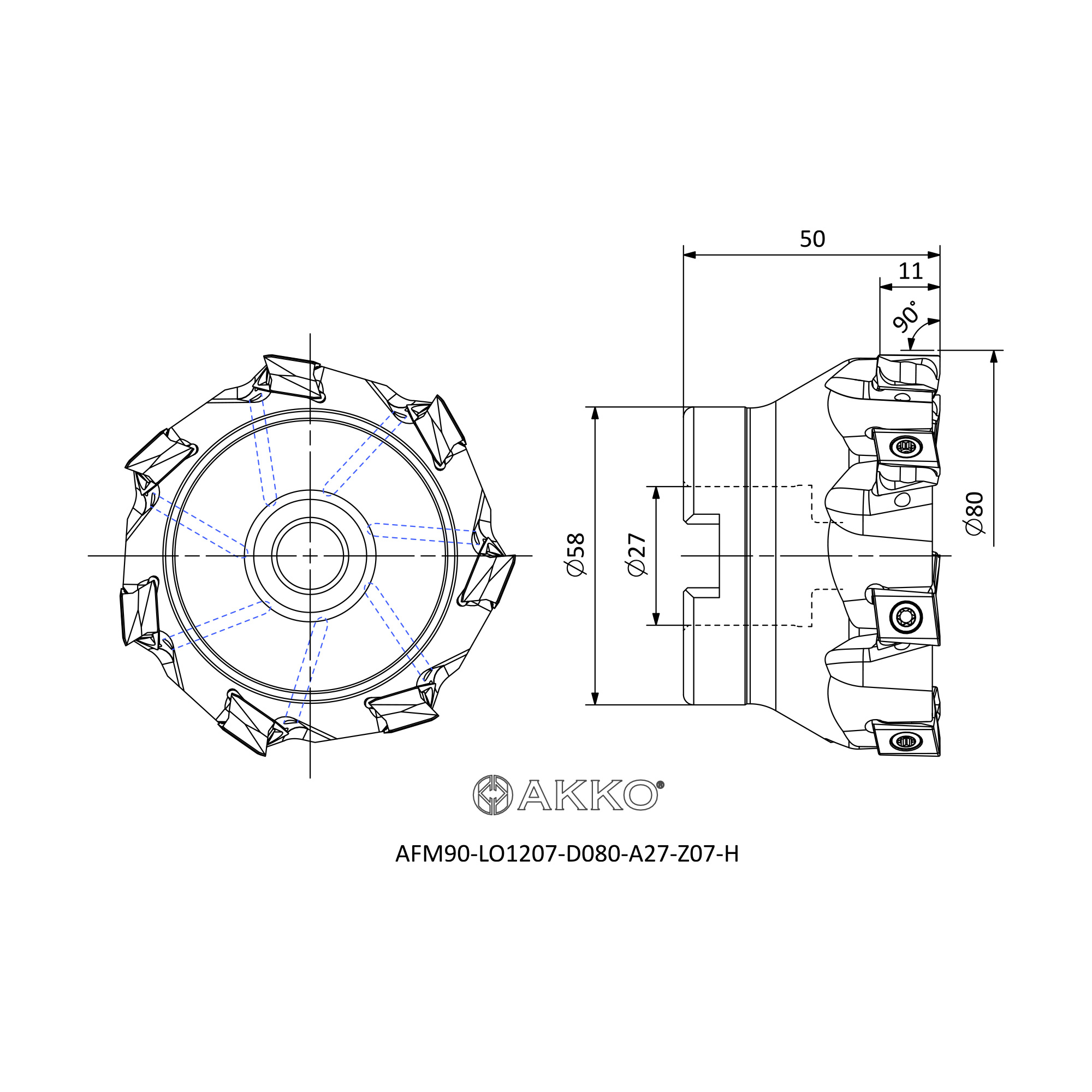 AKKO AFM90-LO1207-D080-A27-Z07-H — фото 3