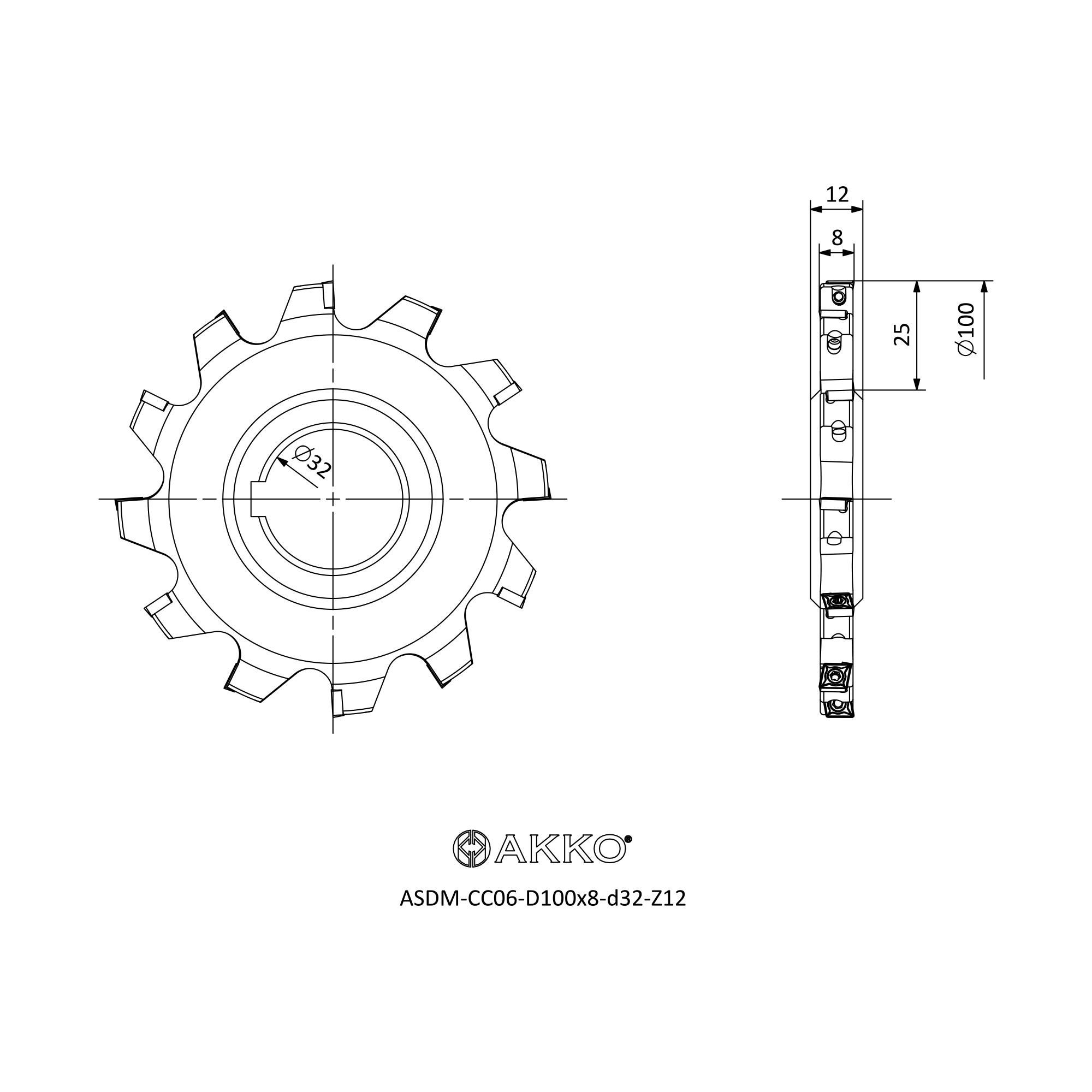 AKKO ASDM-CC06-D100x8-d32-Z12 — фото 3