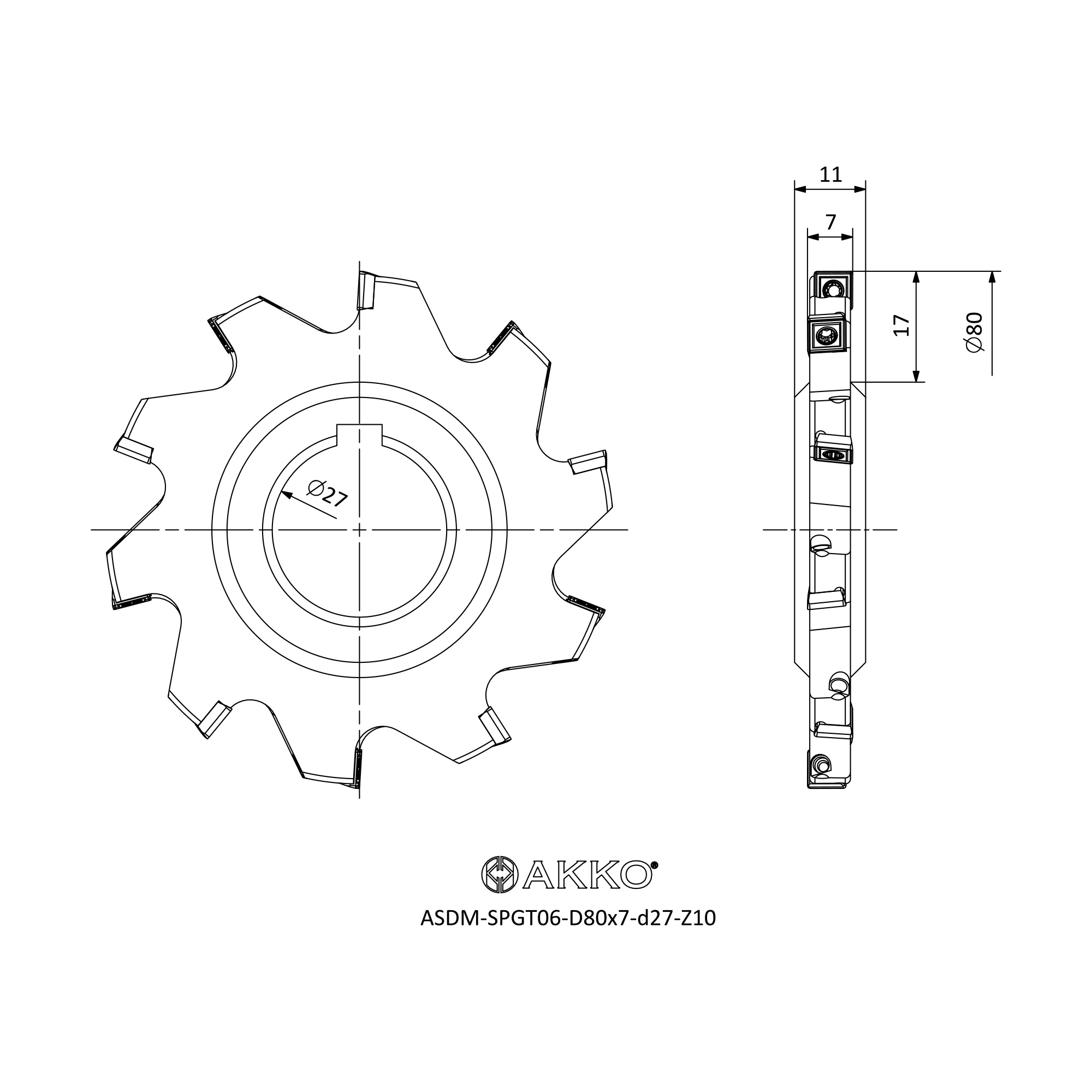 AKKO ASDM-SPGT06-D80x7-d27-Z10 — фото 3