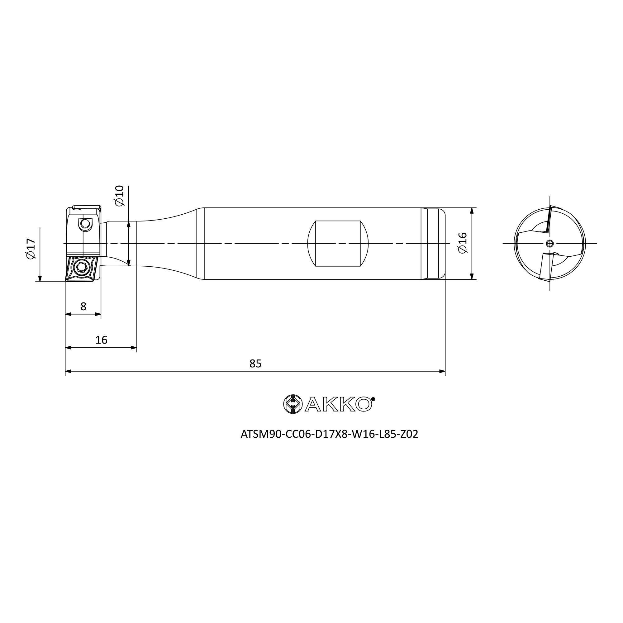 AKKO ATSM90-CC06-D17X8-W16-L85-Z02 — фото 3