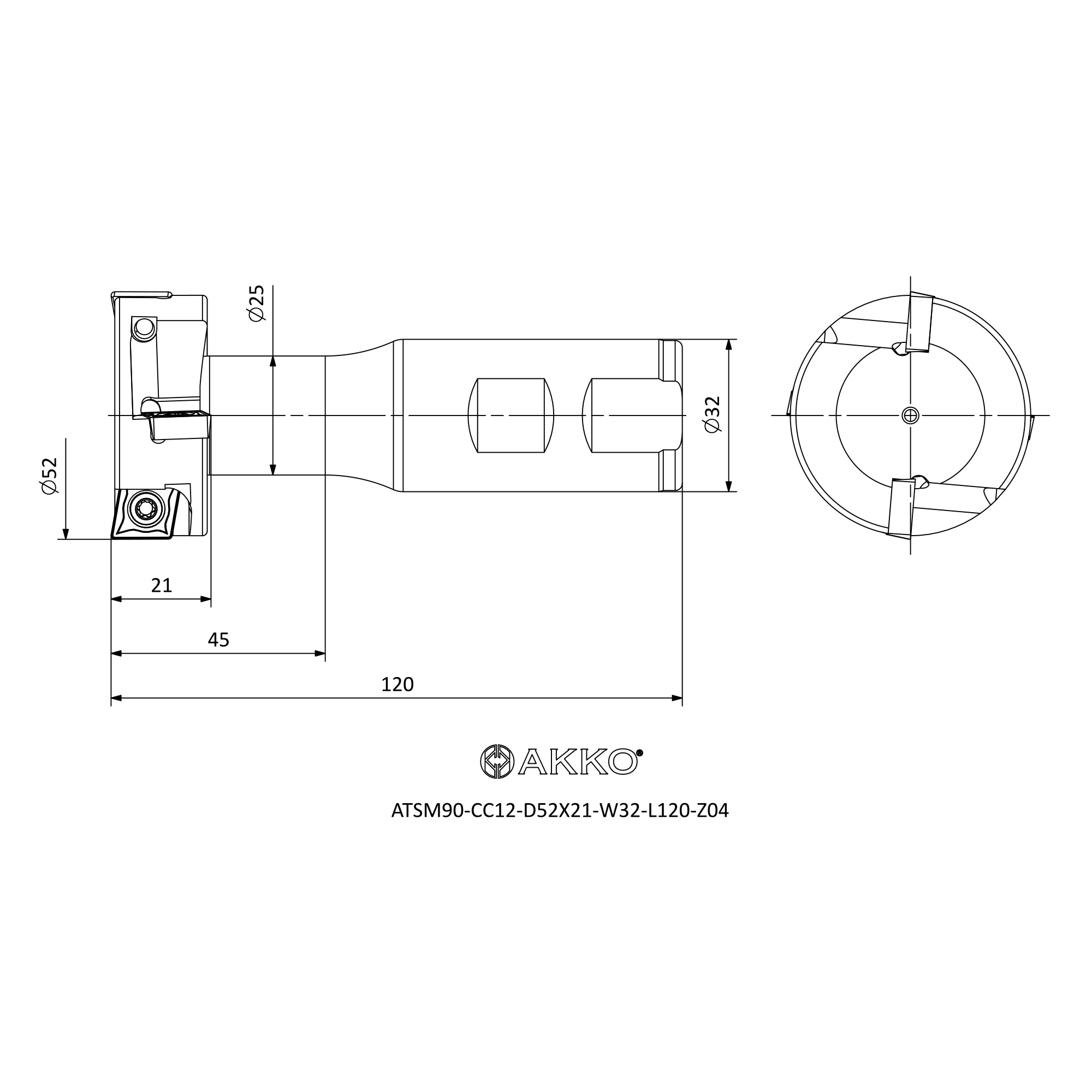 AKKO ATSM90-CC12-D52X21-W32-L120-Z04 — фото 3