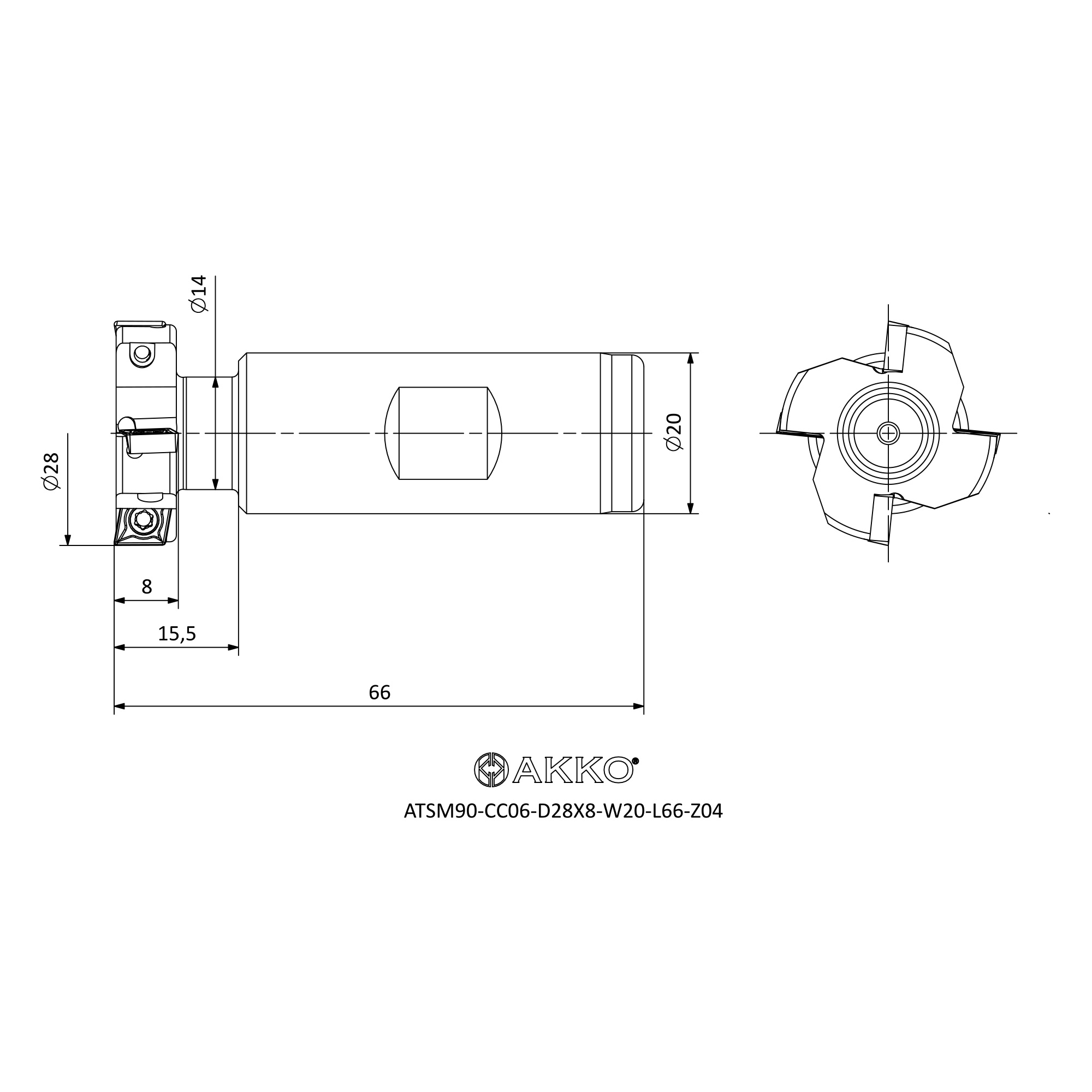 AKKO ATSM90-CC06-D28X8-W20-L66-Z04 — фото 3