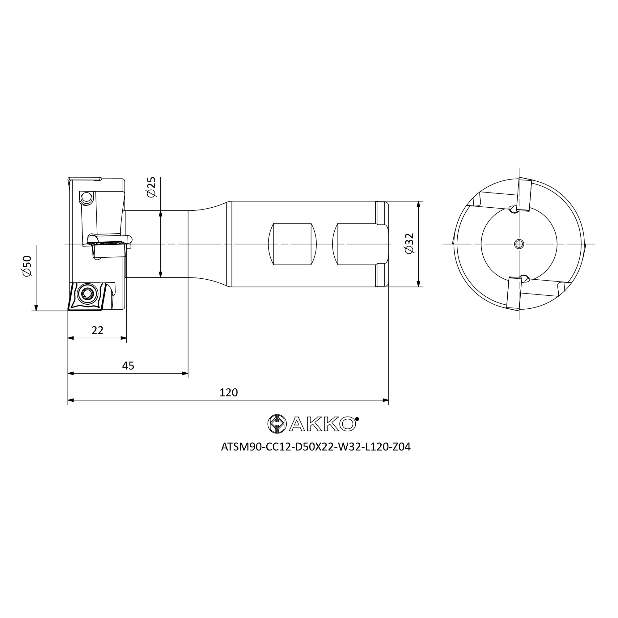 AKKO ATSM90-CC12-D50X22-W32-L120-Z04 — фото 3
