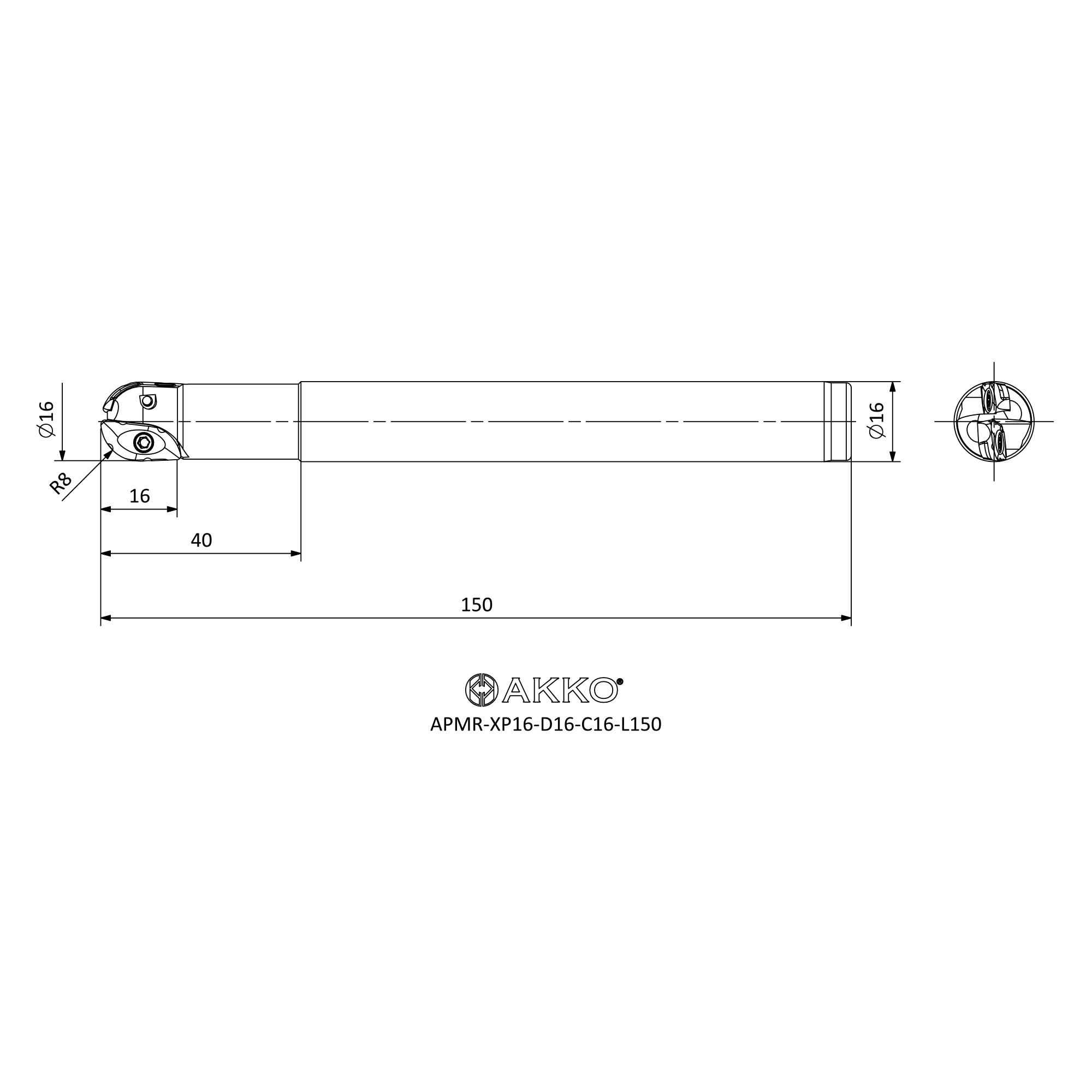 AKKO APMR-XP16-D16-C16-L150 — фото 3