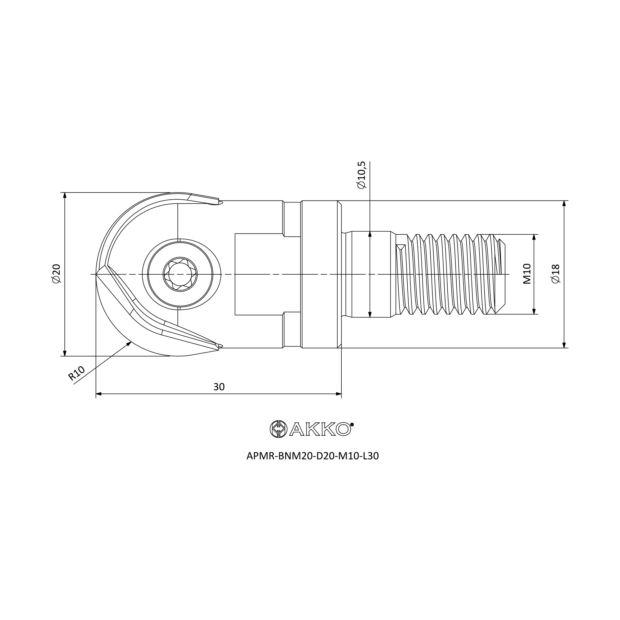 AKKO APMR-BNM20-D20-M10-L30 — фото 3
