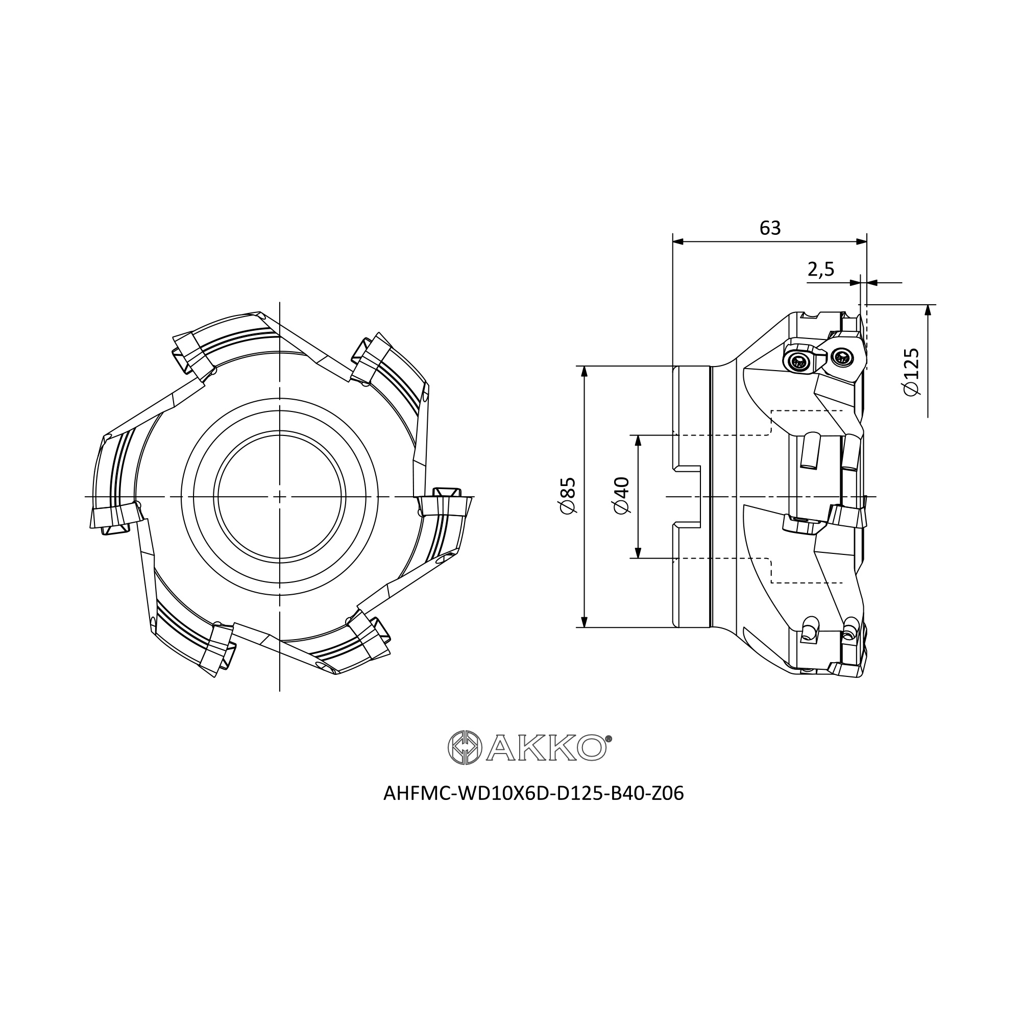 AKKO AHFMC-WD10X6D-D125-B40-Z06 — фото 3