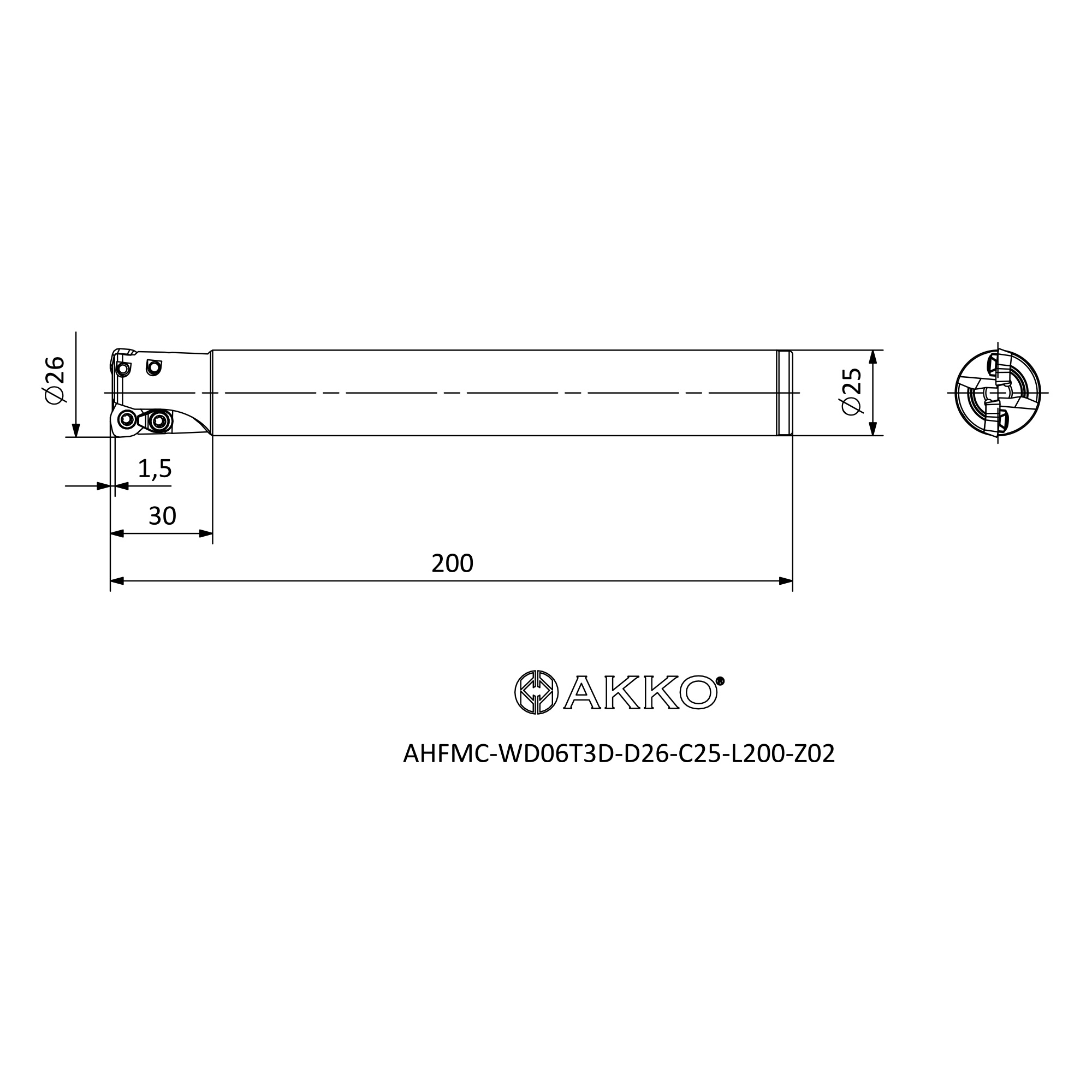 AKKO AHFMC-WD06T3D-D26-C25-L200-Z02 — фото 3