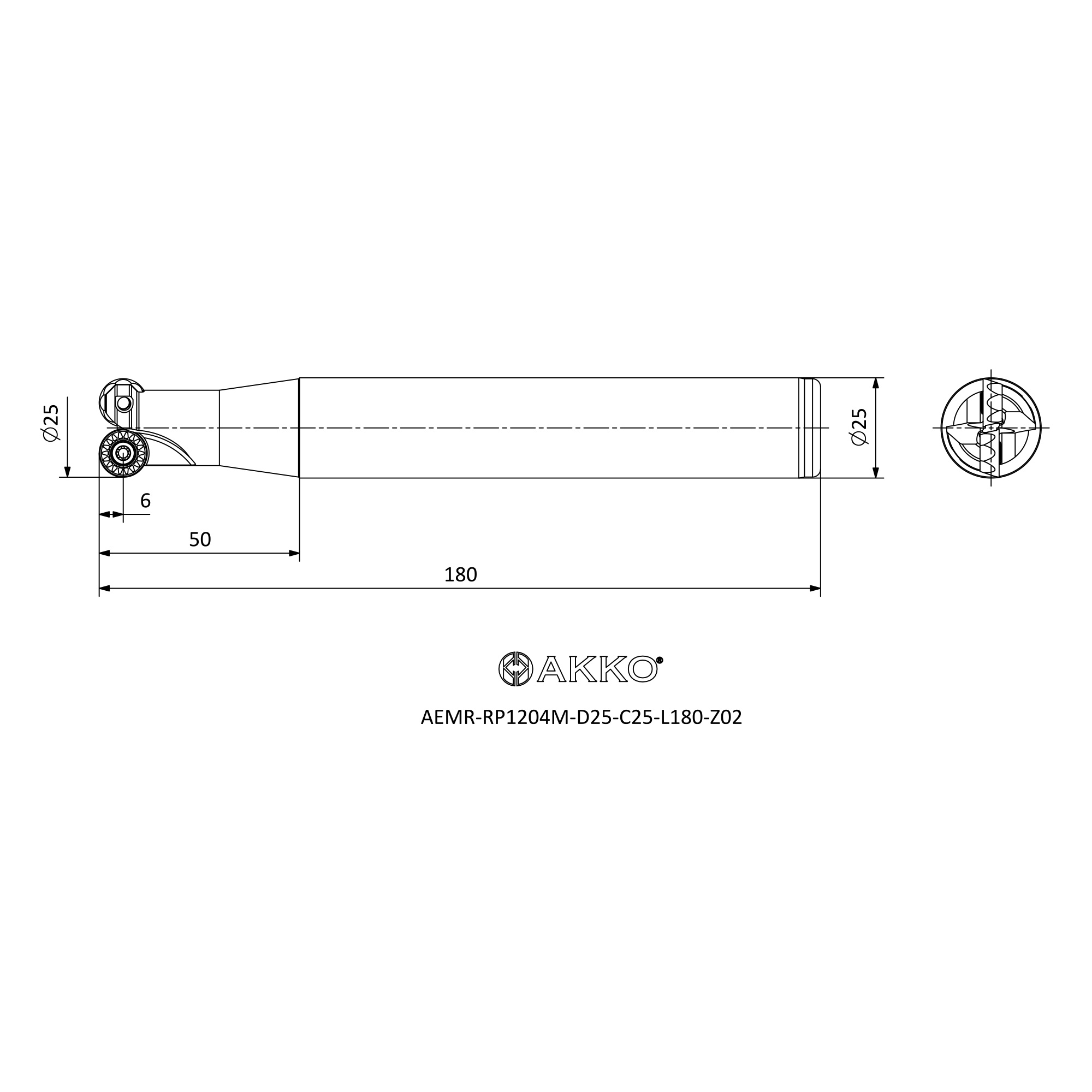 AKKO AEMR-RP1204M-D25-C25-L180-Z02 — фото 3