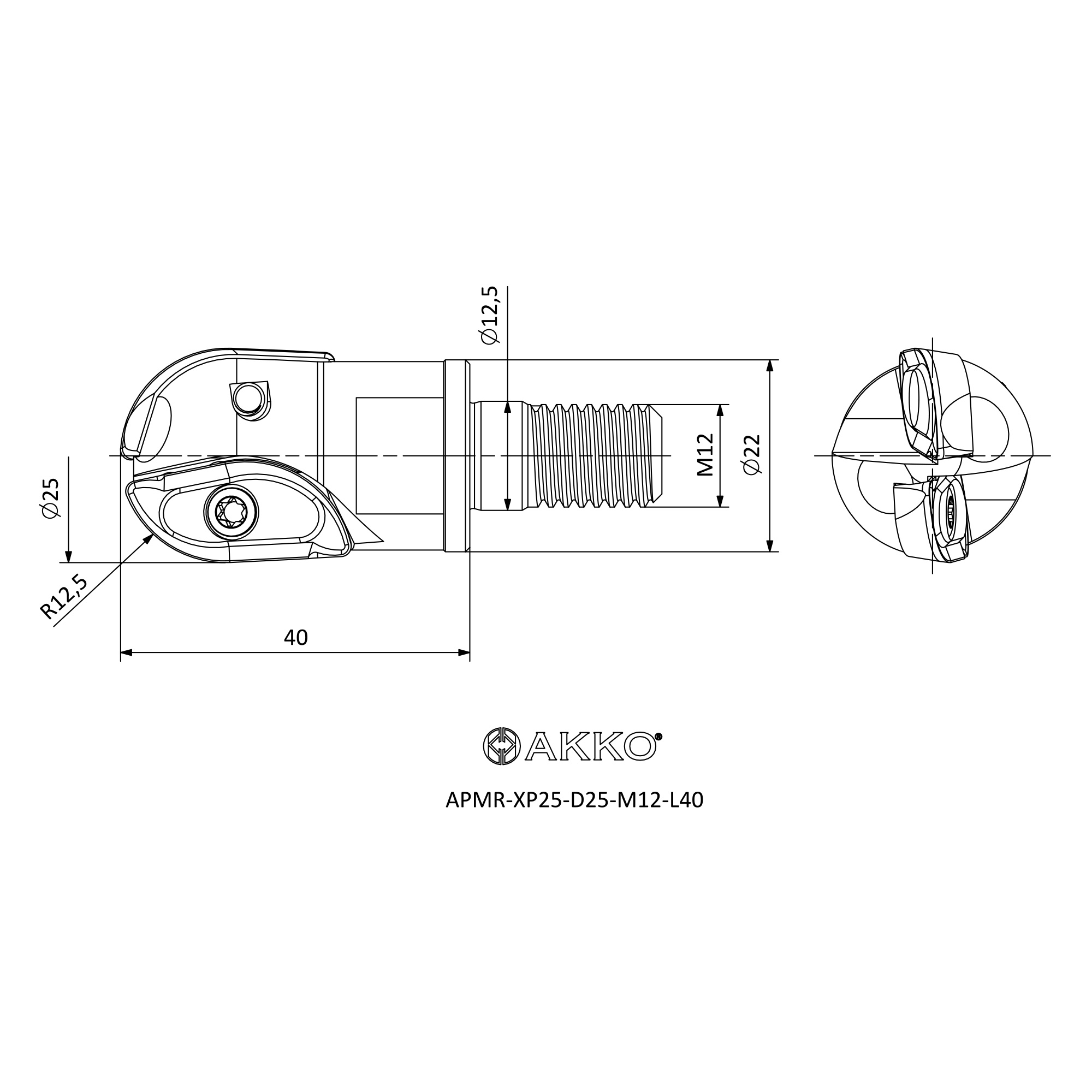 AKKO APMR-XP25-D25-M12-L40 — фото 3