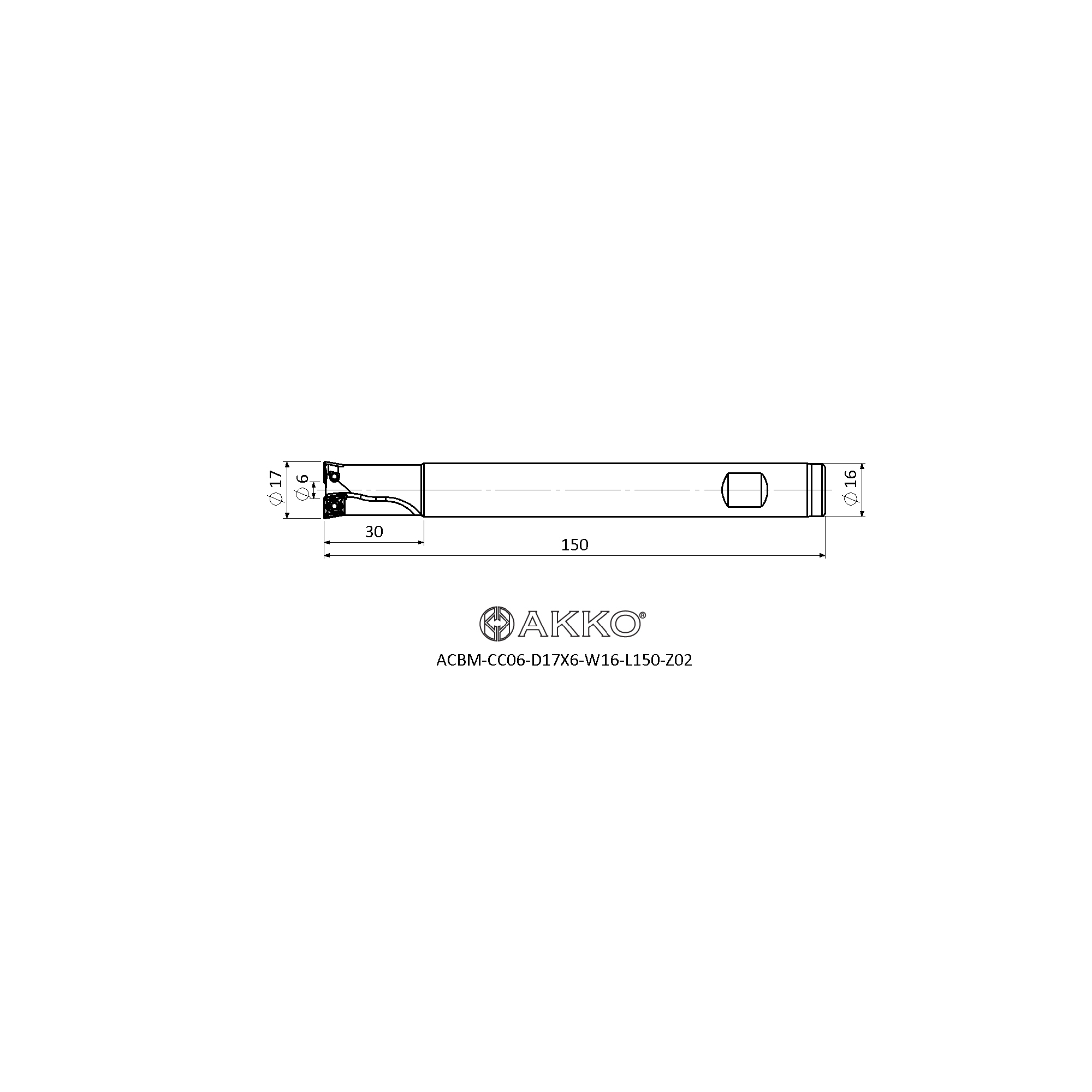 AKKO ACBM-CC06-D17X6-W16-L150-Z02 — фото 3