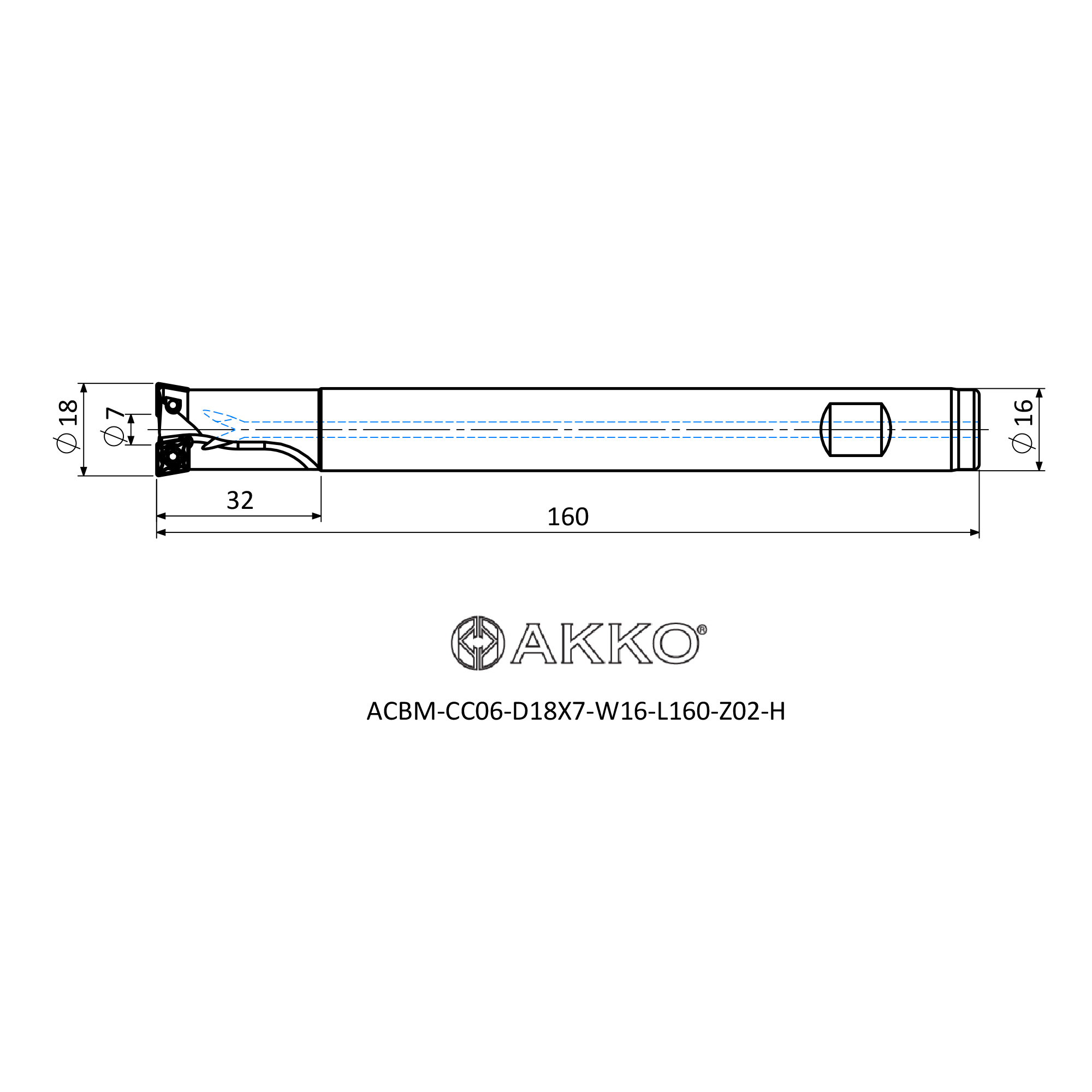 AKKO ACBM-CC06-D18X7-W16-L160-Z02-H — фото 3