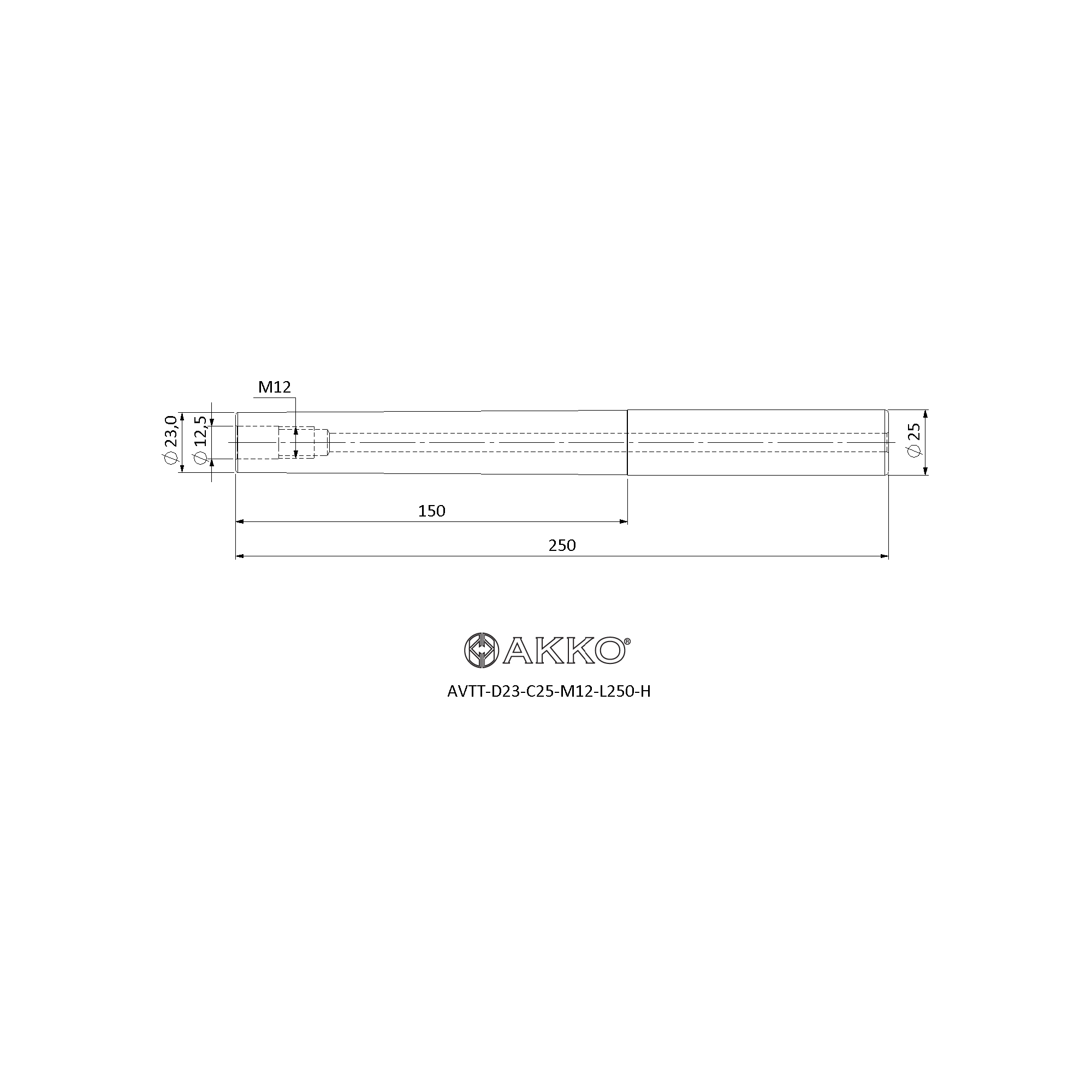 AKKO AVTT-D23-C25-M12-L250-H — фото 3