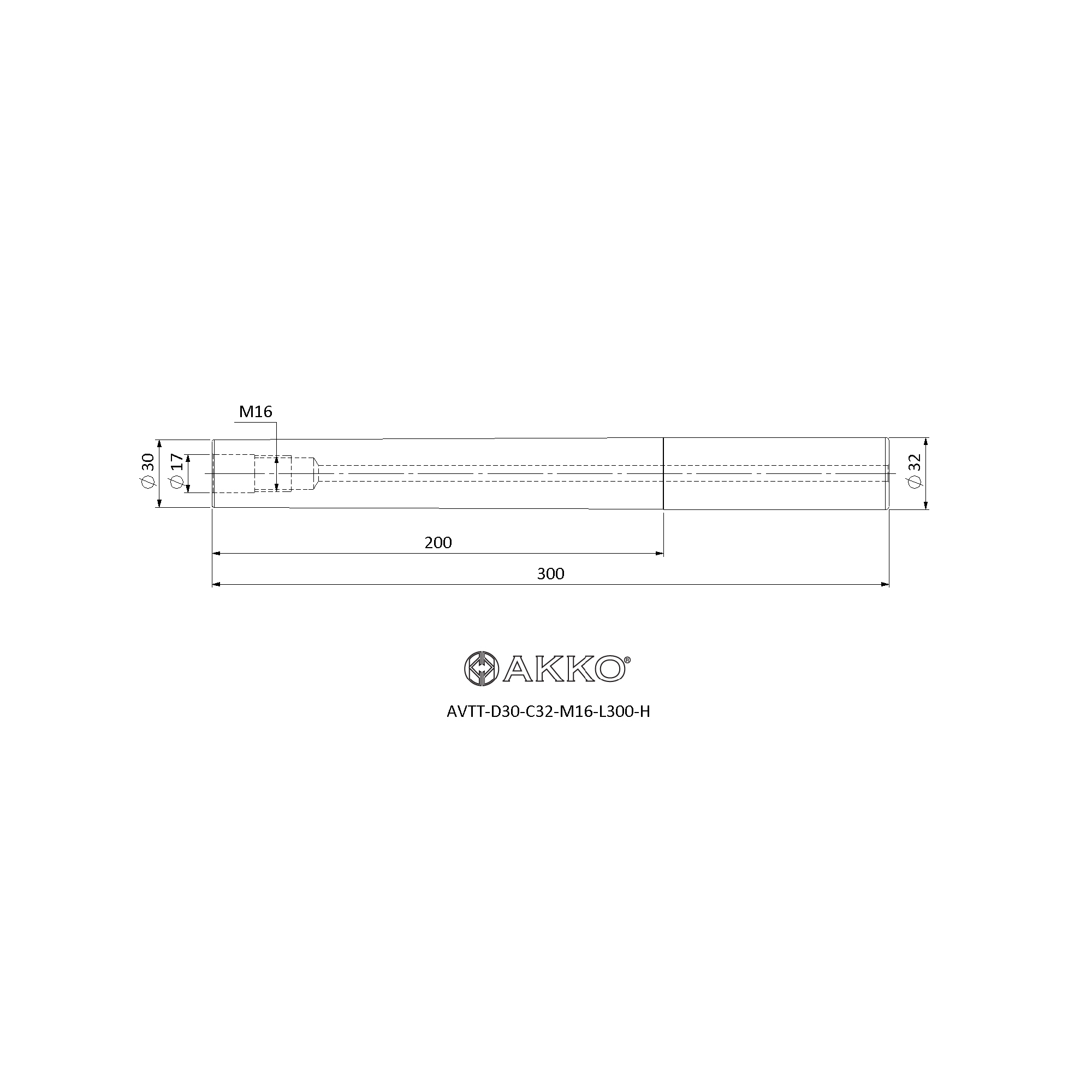 AKKO AVTT-D30-C32-M16-L300-H — фото 3