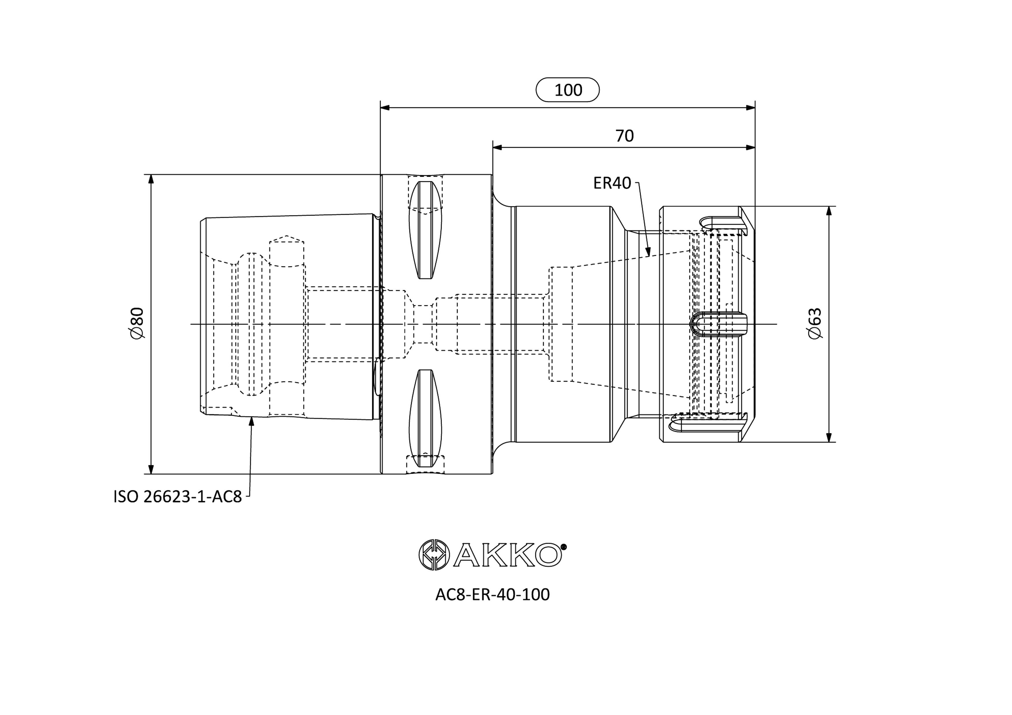 AKKO AC8-ER-40-100 — фото 3