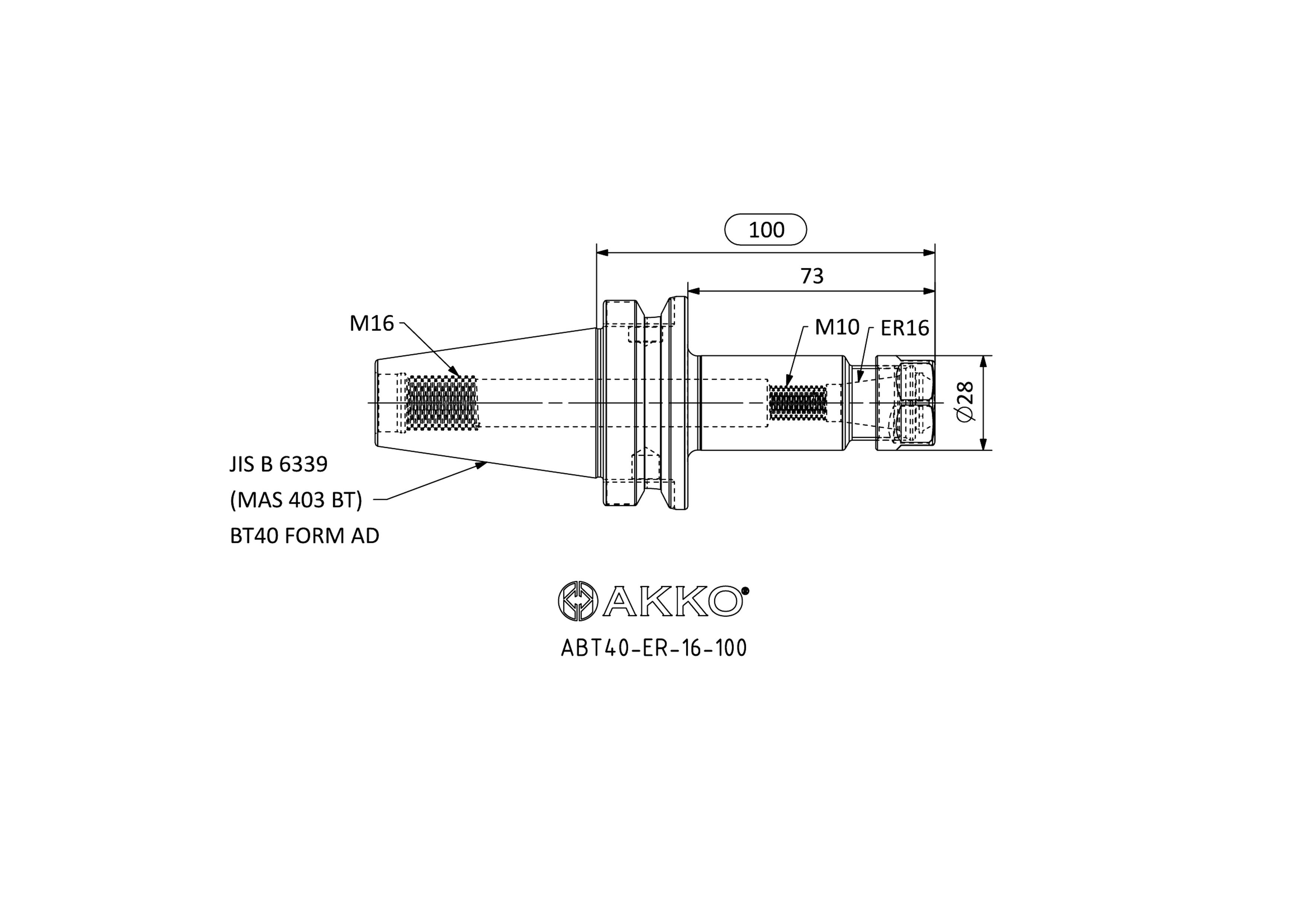 AKKO ABT40-ER-16-100 — фото 3