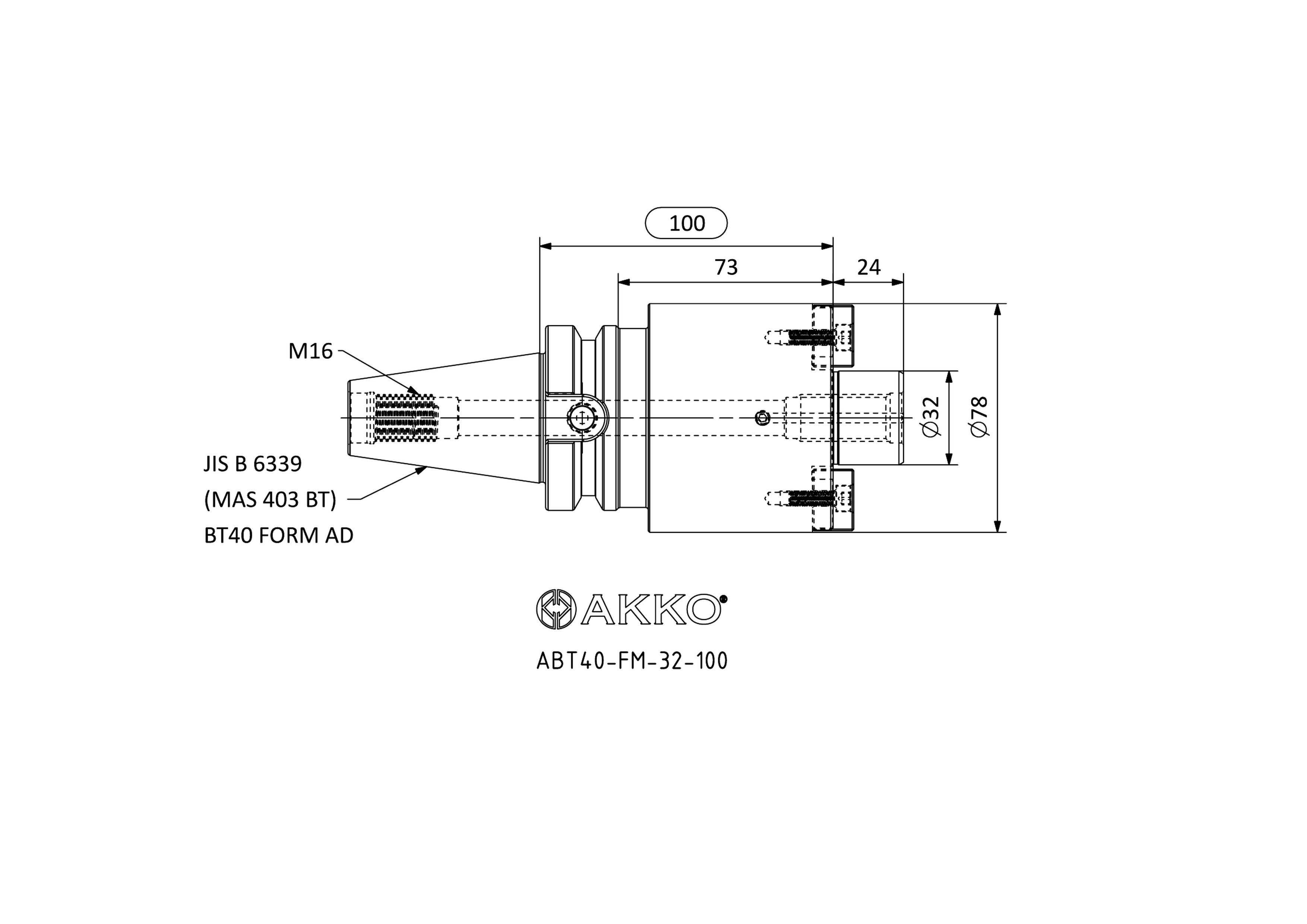 AKKO ABT40-FM-32-100 — фото 3
