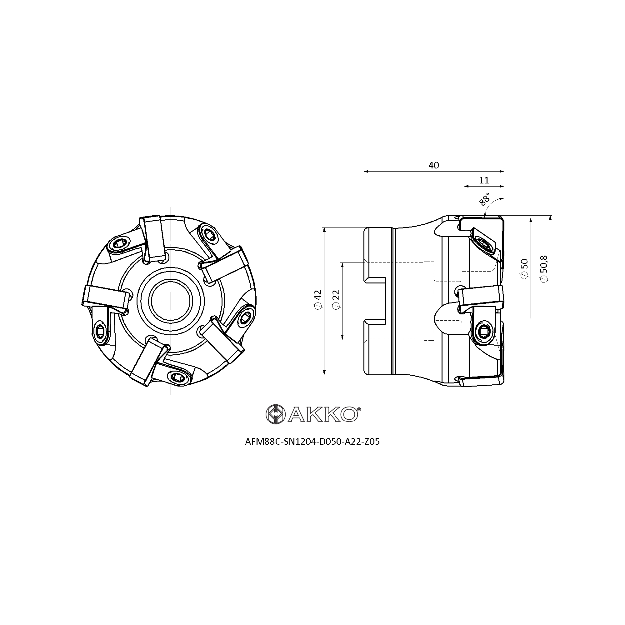 AKKO AFM88C-SN1204-D050-A22-Z05 — фото 3