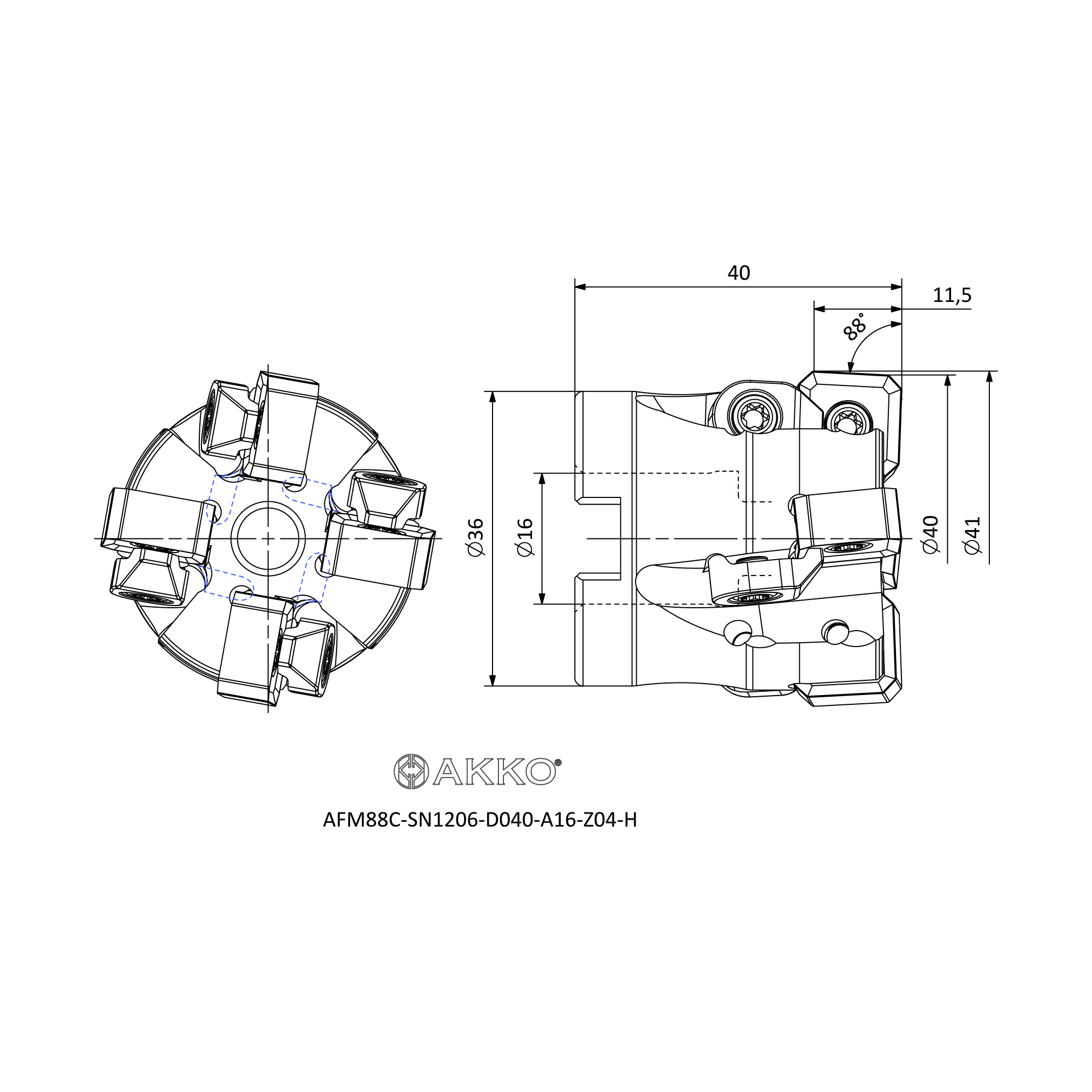 AKKO AFM88C-SN1206-D040-A16-Z04-H — фото 3