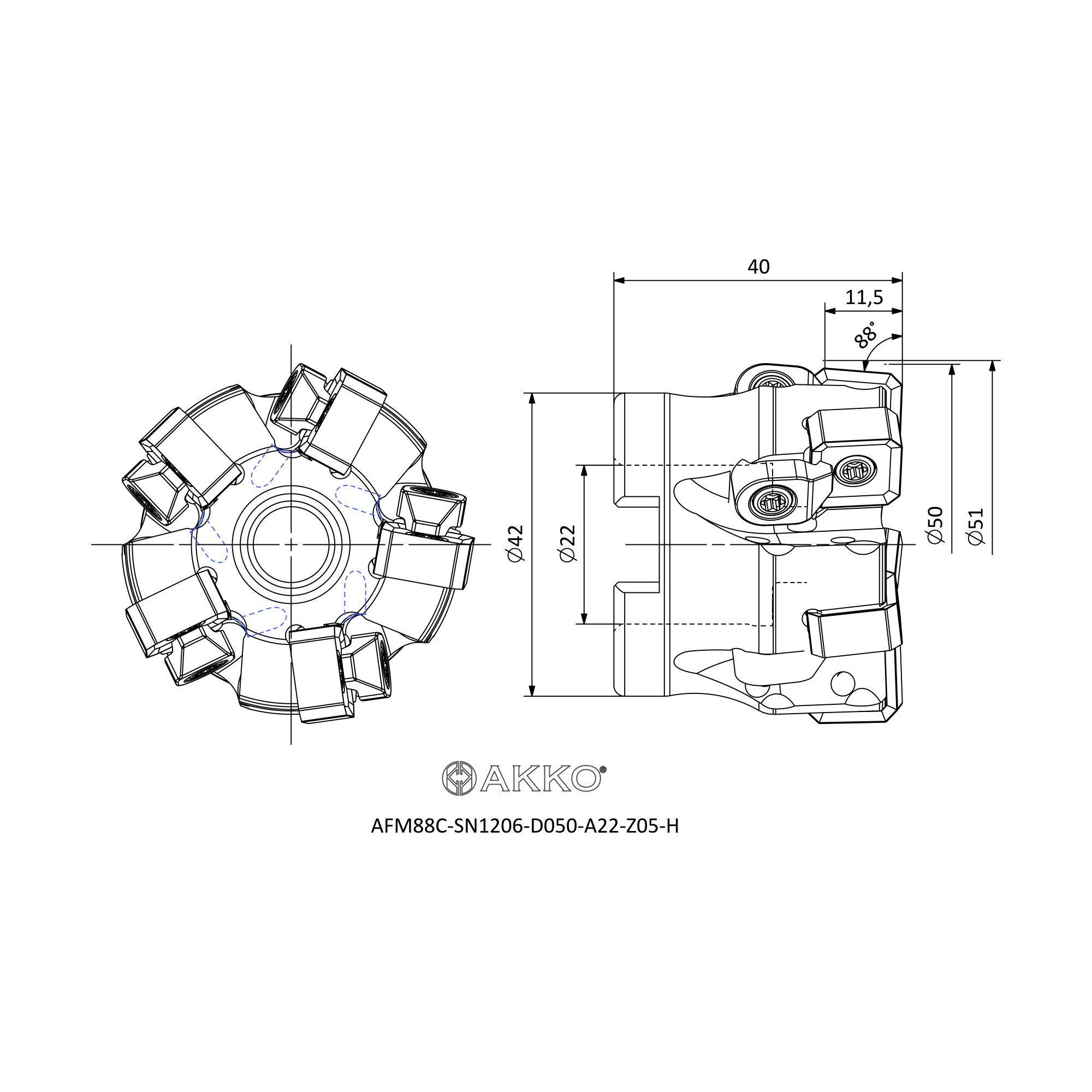 AKKO AFM88C-SN1206-D050-A22-Z05-H — фото 3