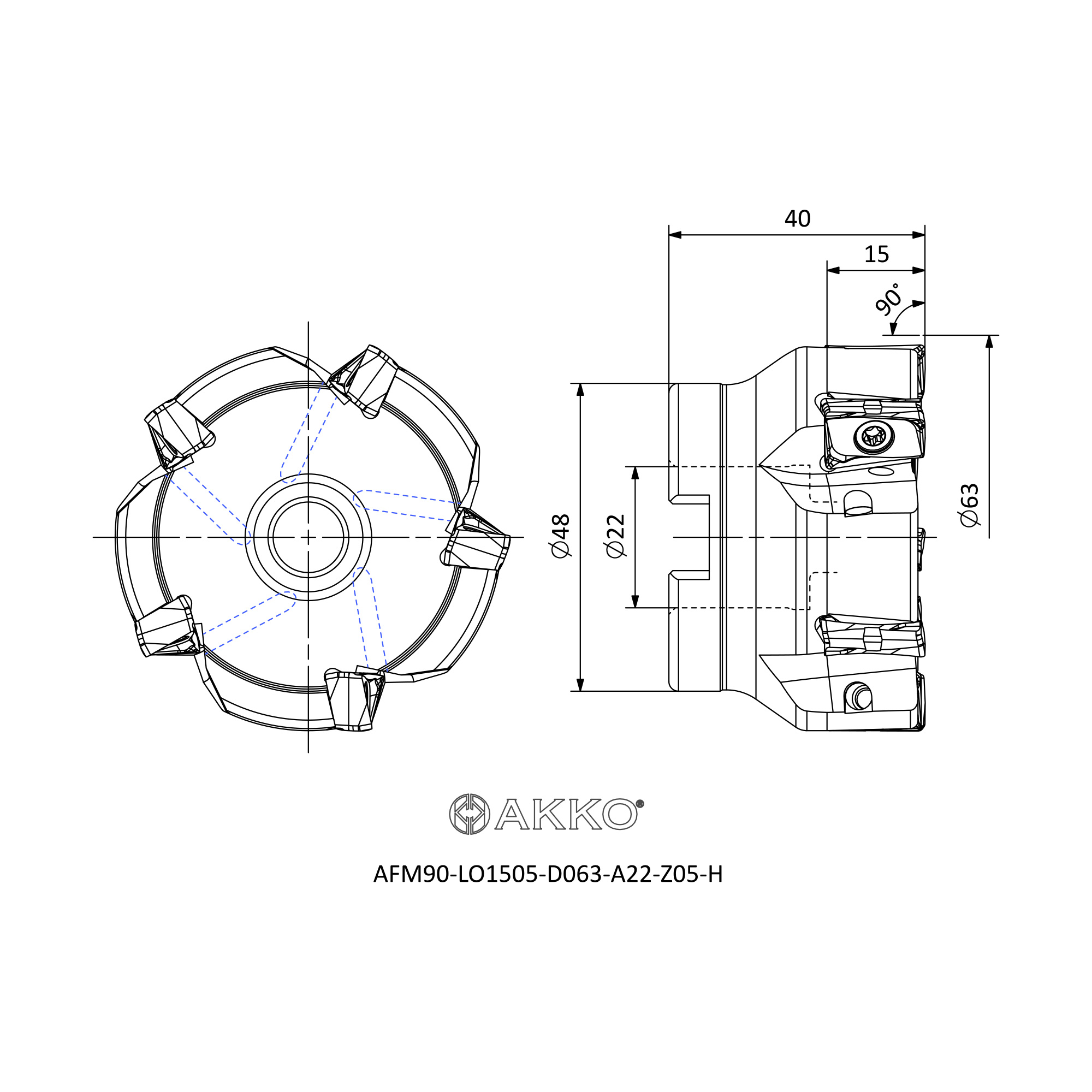 AKKO AFM90-LO1505-D063-A22-Z05-H — фото 3