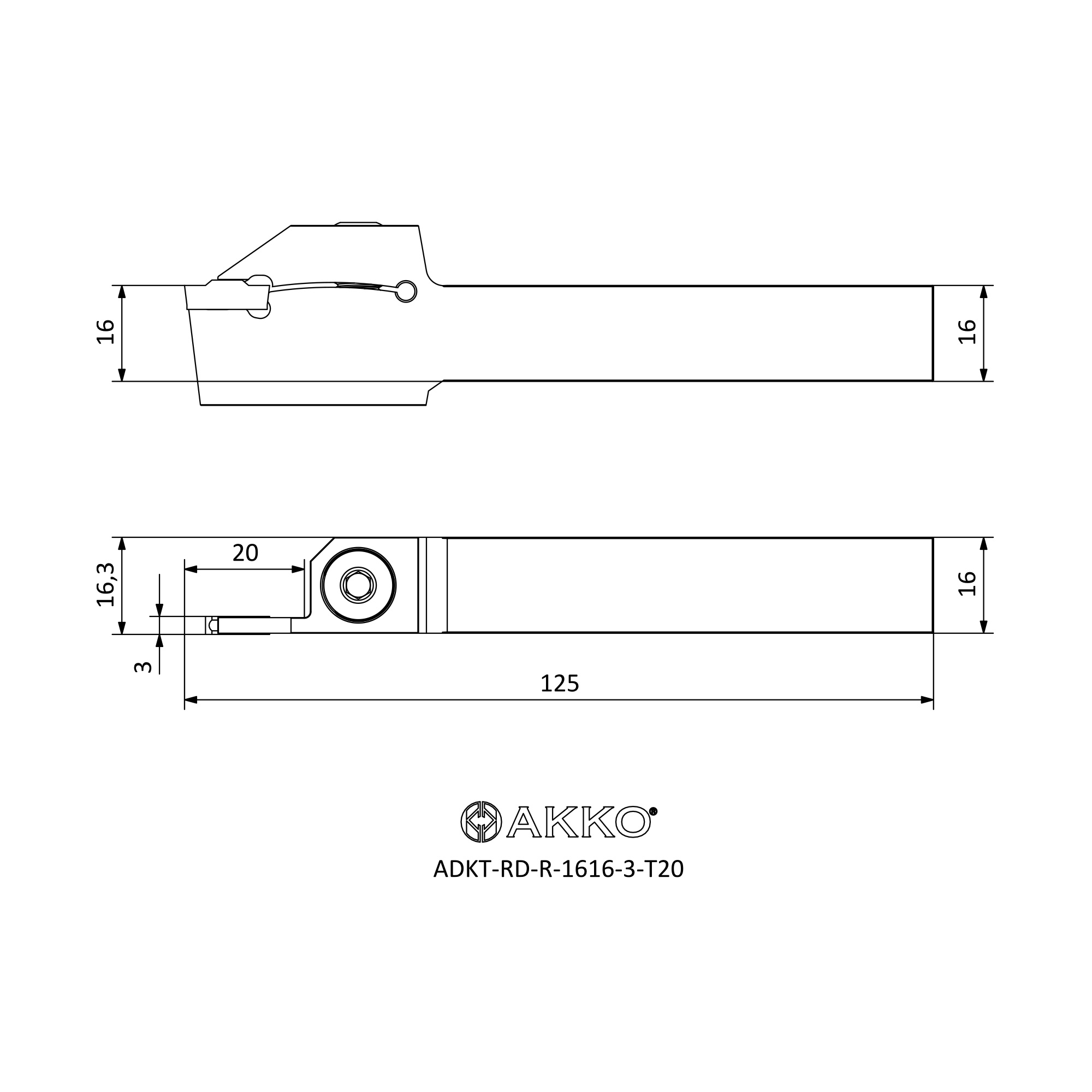 AKKO ADKT-RD-R-1616-3-T20 — фото 3