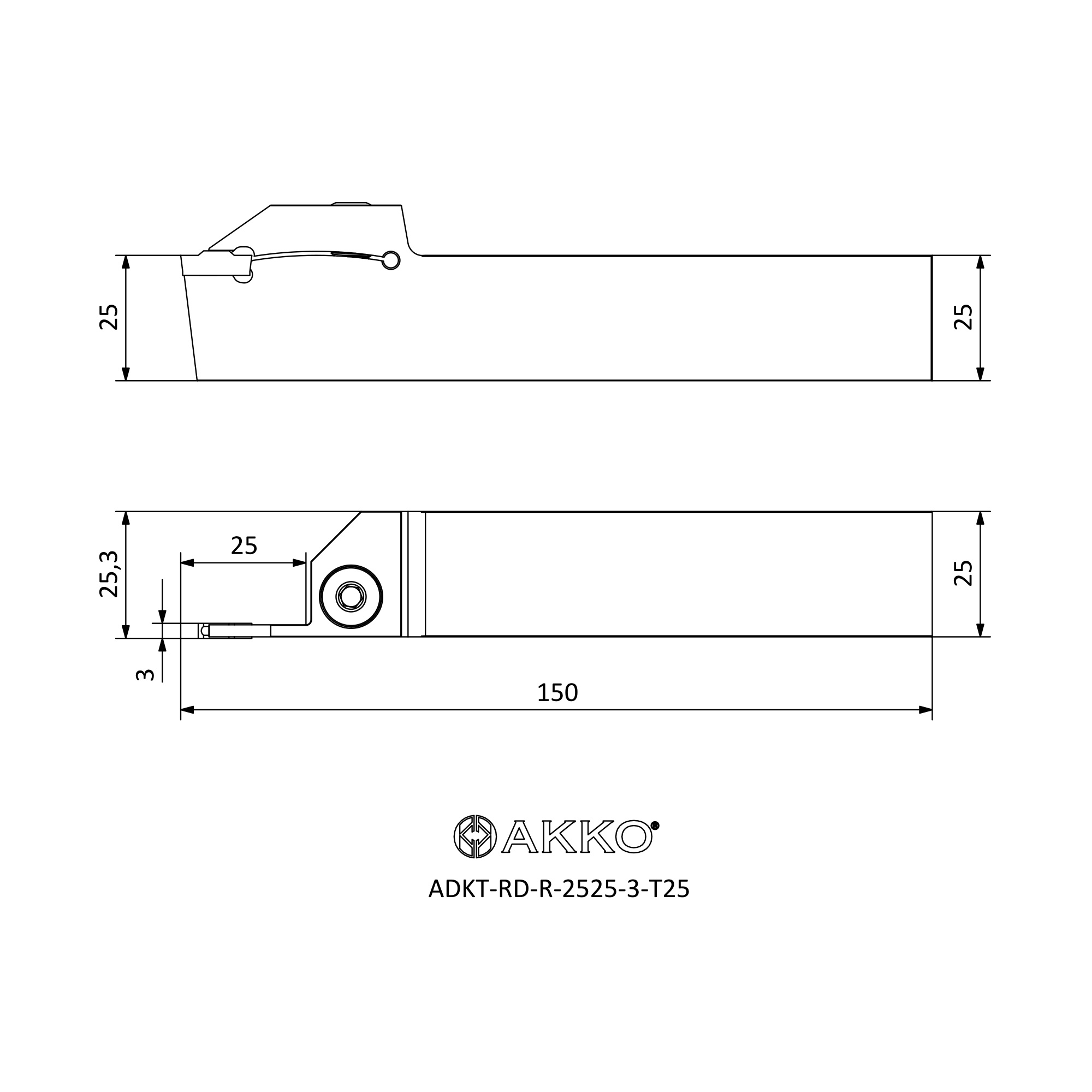 AKKO ADKT-RD-R-2525-3-T25 — фото 3