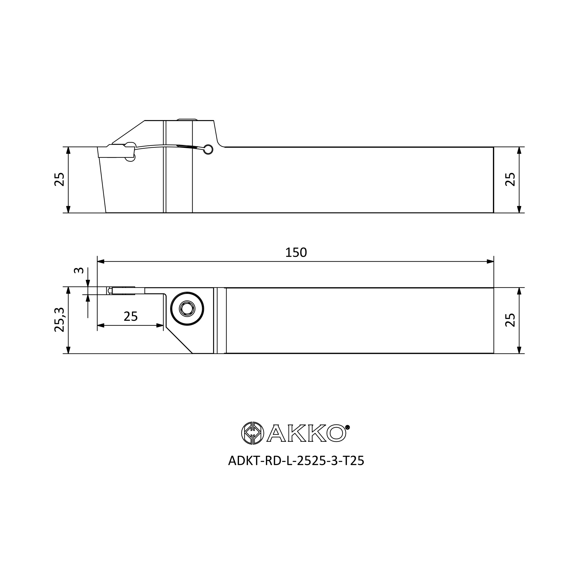AKKO ADKT-RD-L-2525-3-T25 — фото 3