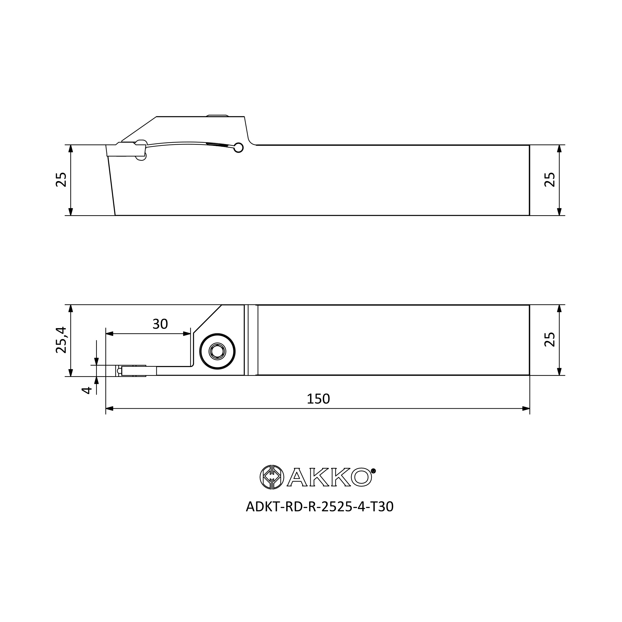 AKKO ADKT-RD-R-2525-4-T30 — фото 3