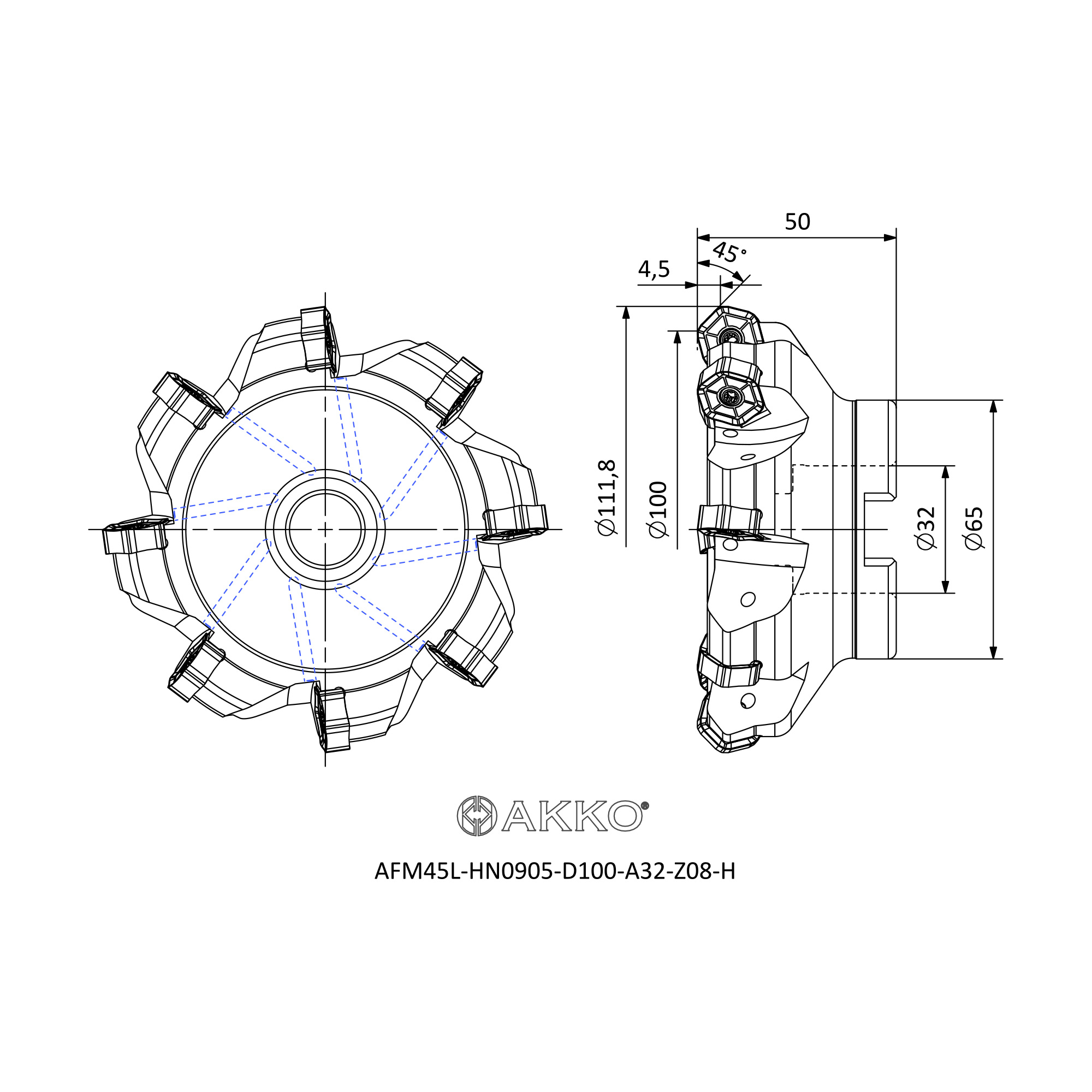AKKO AFM45L-HN0905-D100-A32-Z08-H — фото 3